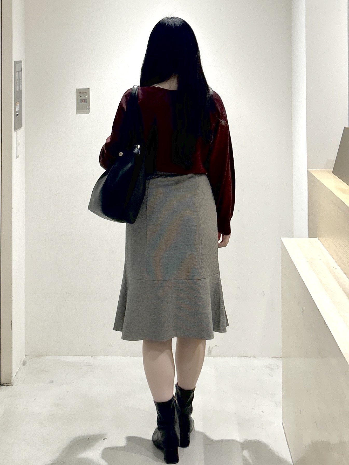sayaさんの「OPAQUE.CLIP｜【8色／S-3Lサイズ】ビジュー付きドルマンニット《洗濯機OK／抗ピリング》」を使ったコーディネート