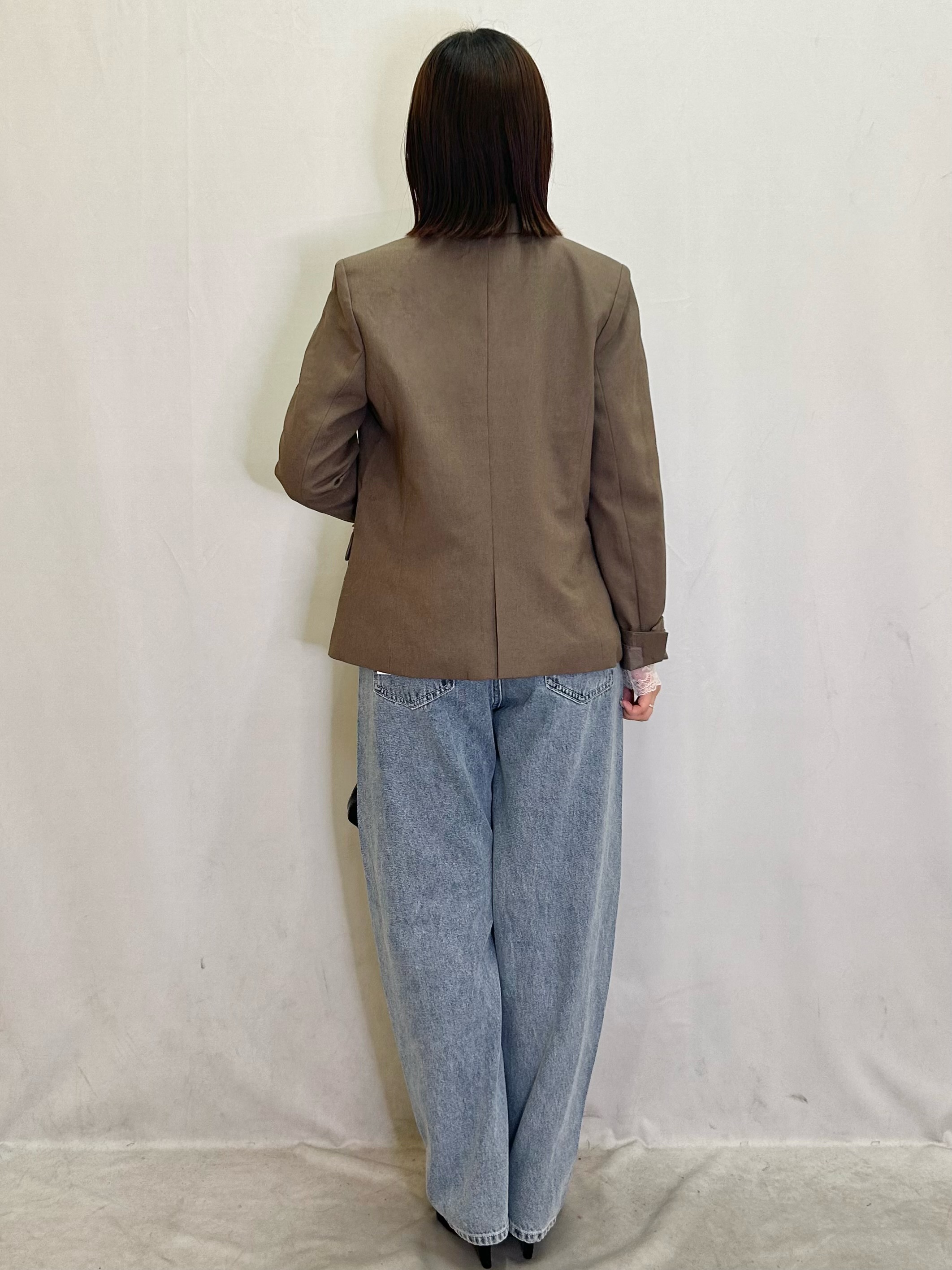 きららさんの「index｜【セットアップ対応】ダブルブレストジャケット《洗濯機OK／イージーアイロン／防シワ》」を使ったコーディネート