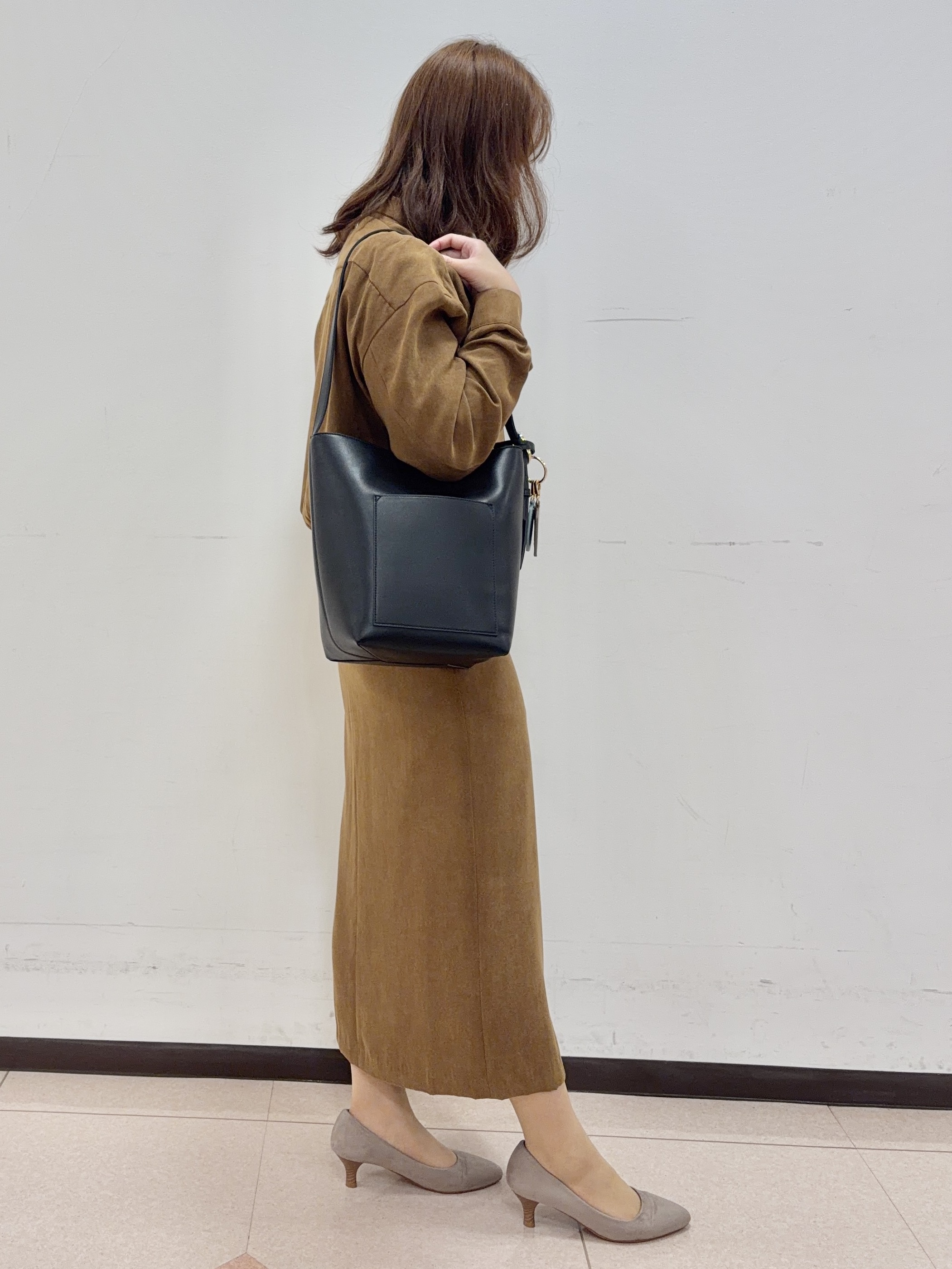 りおさんの「UNTITLED｜【セットアップ可/秋ジャケット】スエードライクブルゾン」を使ったコーディネート