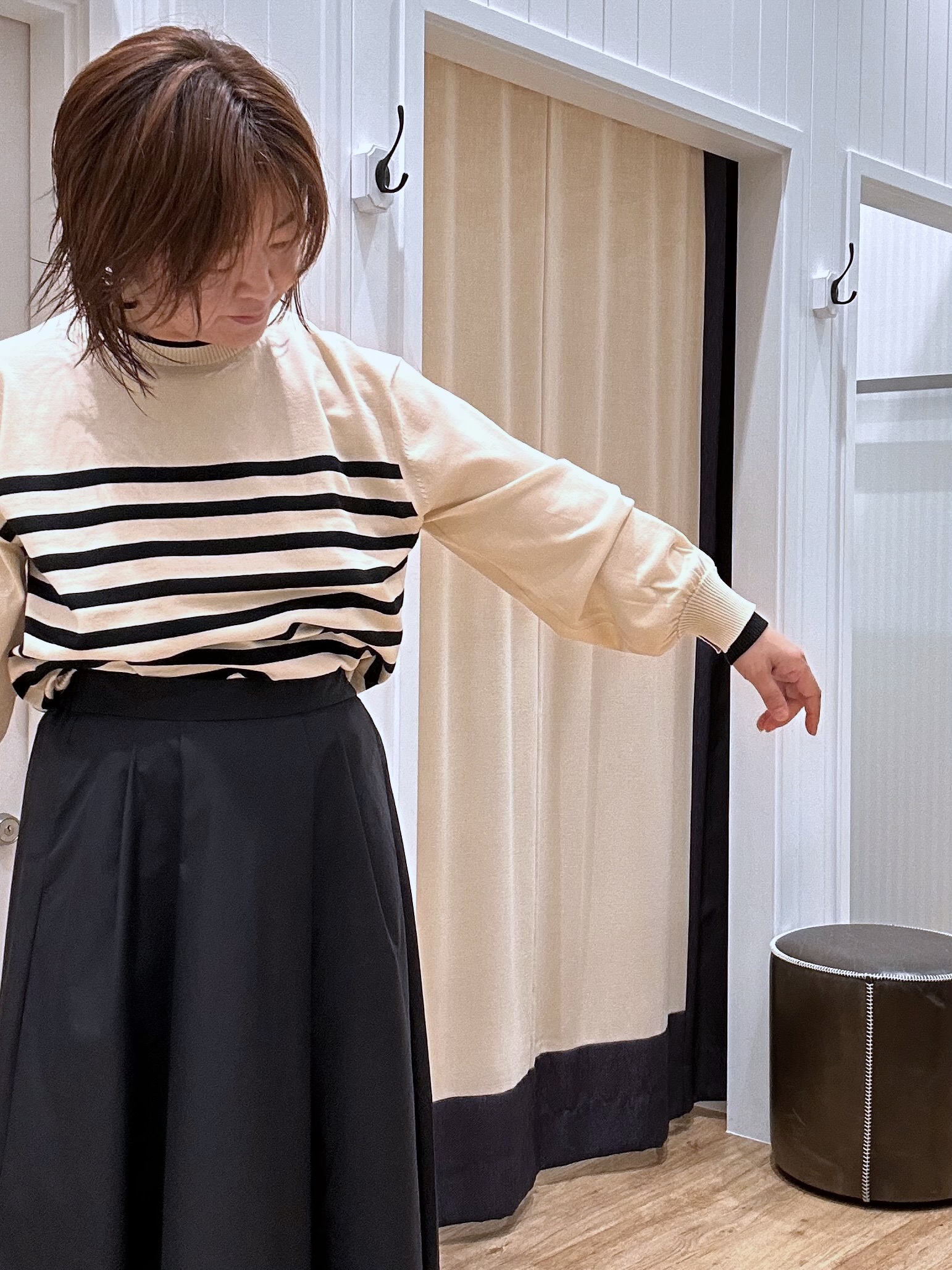 Aiさんの「Dessin｜【軽量】本革バレル型ショルダーバッグ」を使ったコーディネート