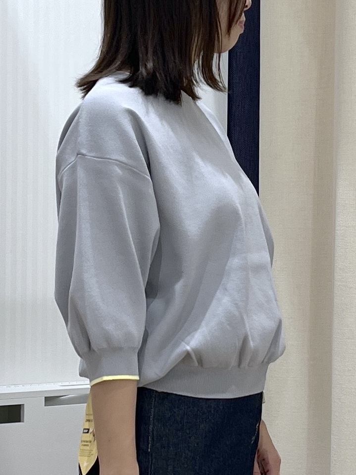 canaさんの「Dessin｜【UVカット/洗濯機OK】6分袖配色ニット」を使ったコーディネート