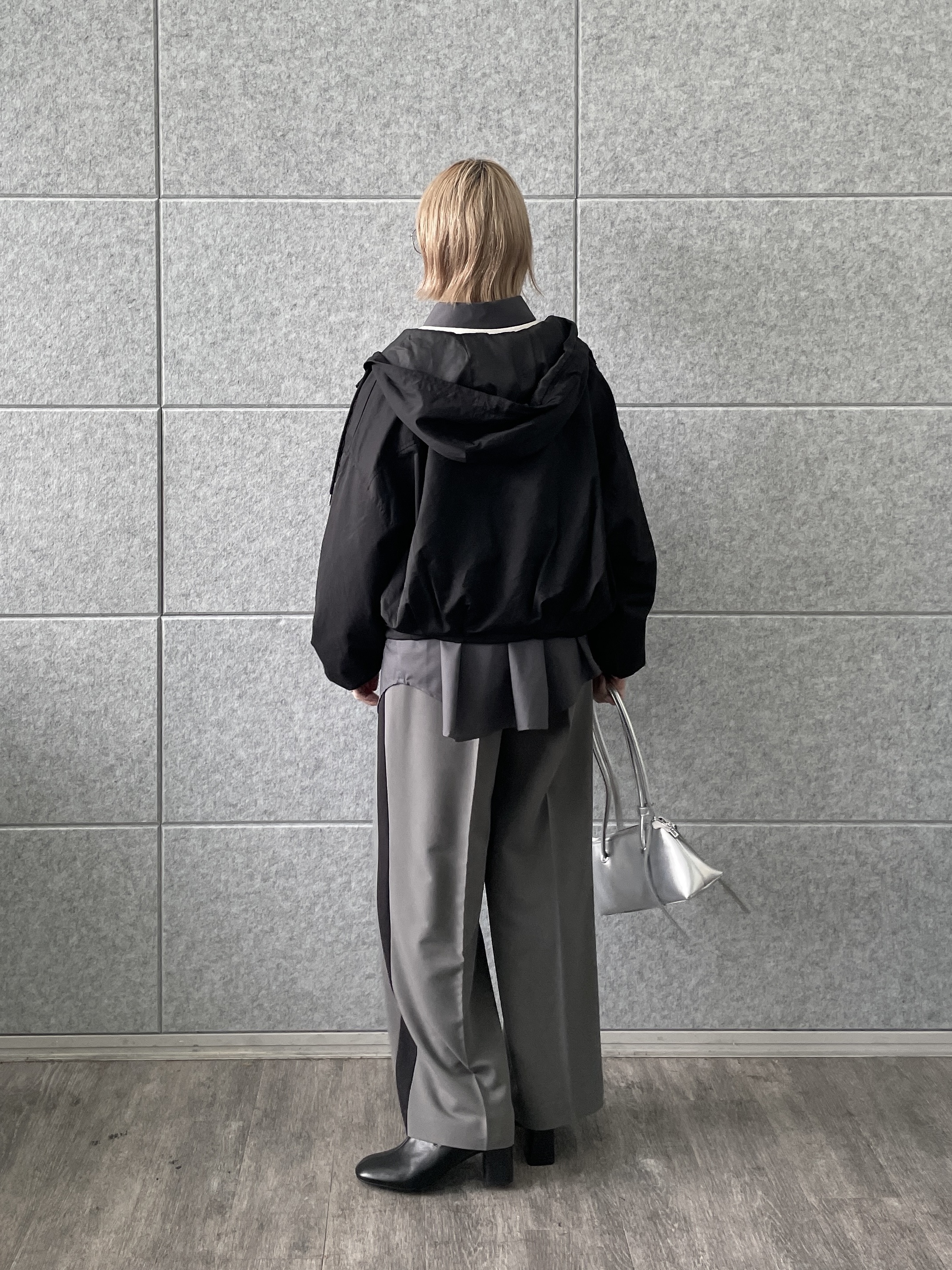 mikuさんの「INDIVI｜ツイルフーディブルゾン」を使ったコーディネート
