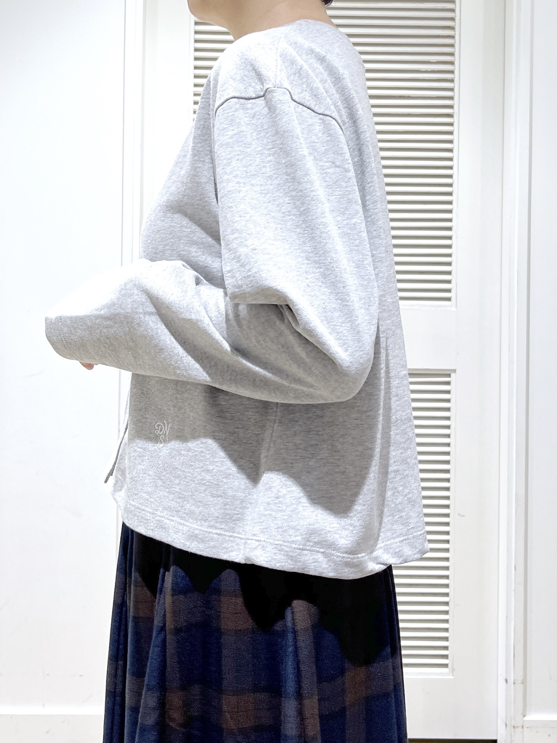 Miyazakiさんの「Dessin｜【洗える/6色展開】リングスナップミニ裏毛カーディガン」を使ったコーディネート