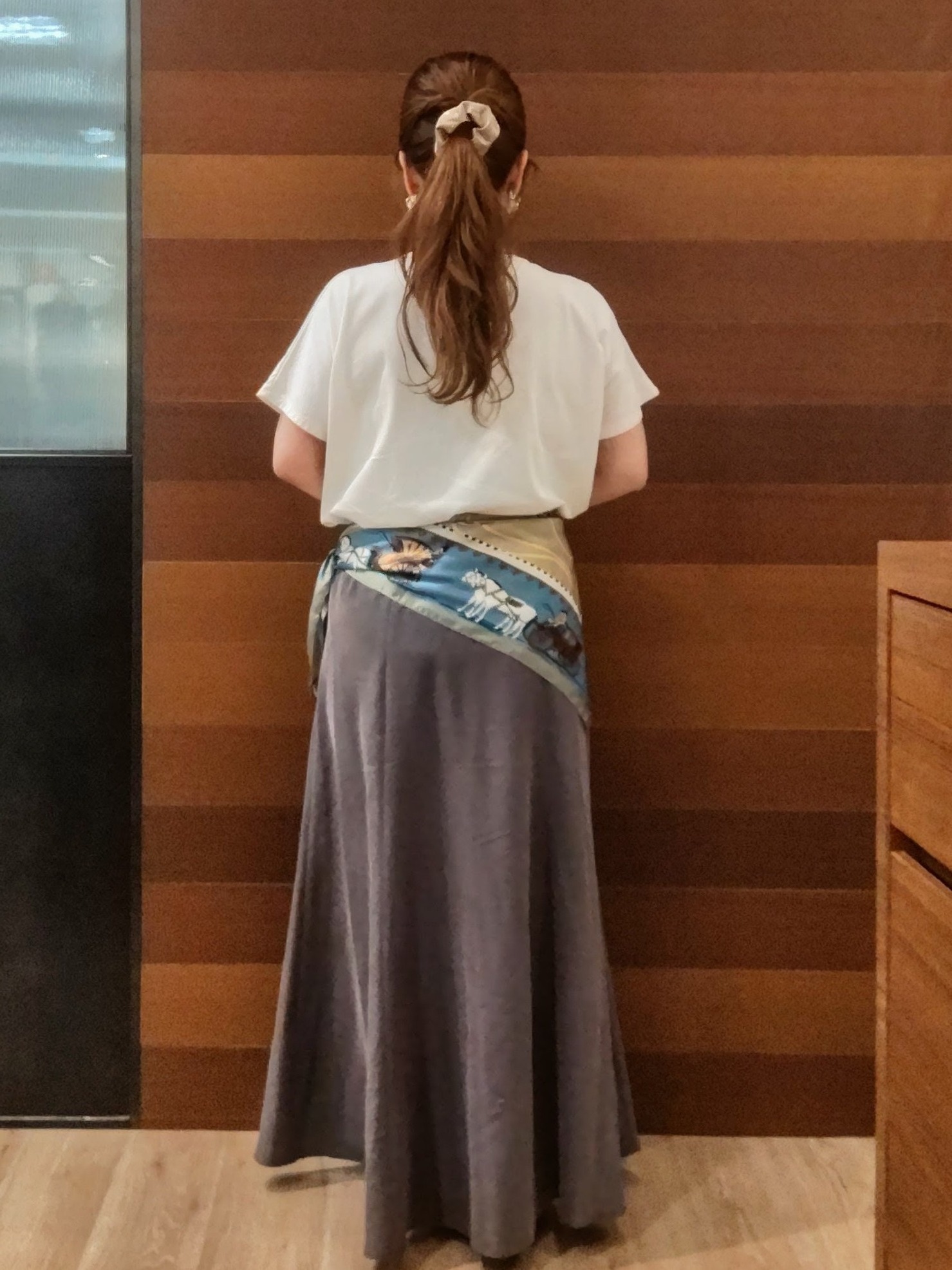 うっちーさんの「OPAQUE.CLIP｜フォトプリントTシャツ【洗濯機OK】」を使ったコーディネート