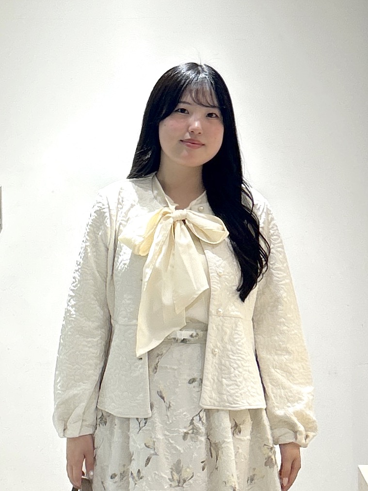sayaさんの「OPAQUE.CLIP｜ジャカードノーカラーブルゾン【洗濯機OK】」を使ったコーディネート