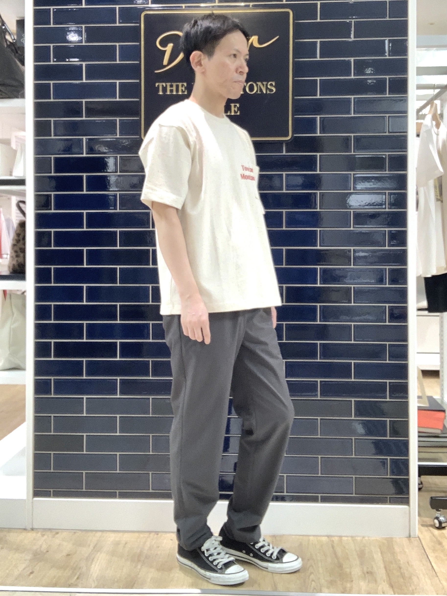 Takaさんの「Dessin｜カラーネップ ポケットTシャツ」を使ったコーディネート