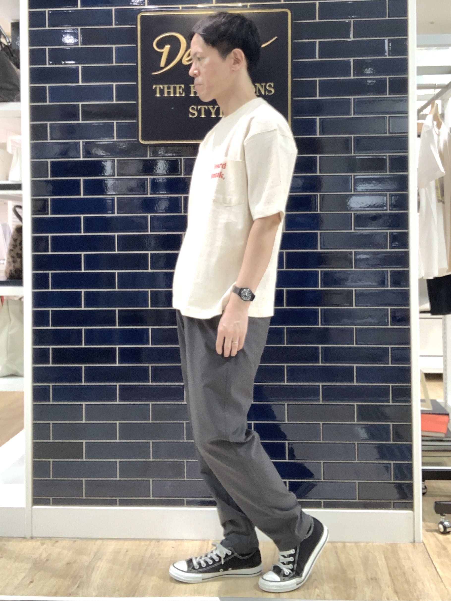Takaさんの「Dessin｜カラーネップ ポケットTシャツ」を使ったコーディネート
