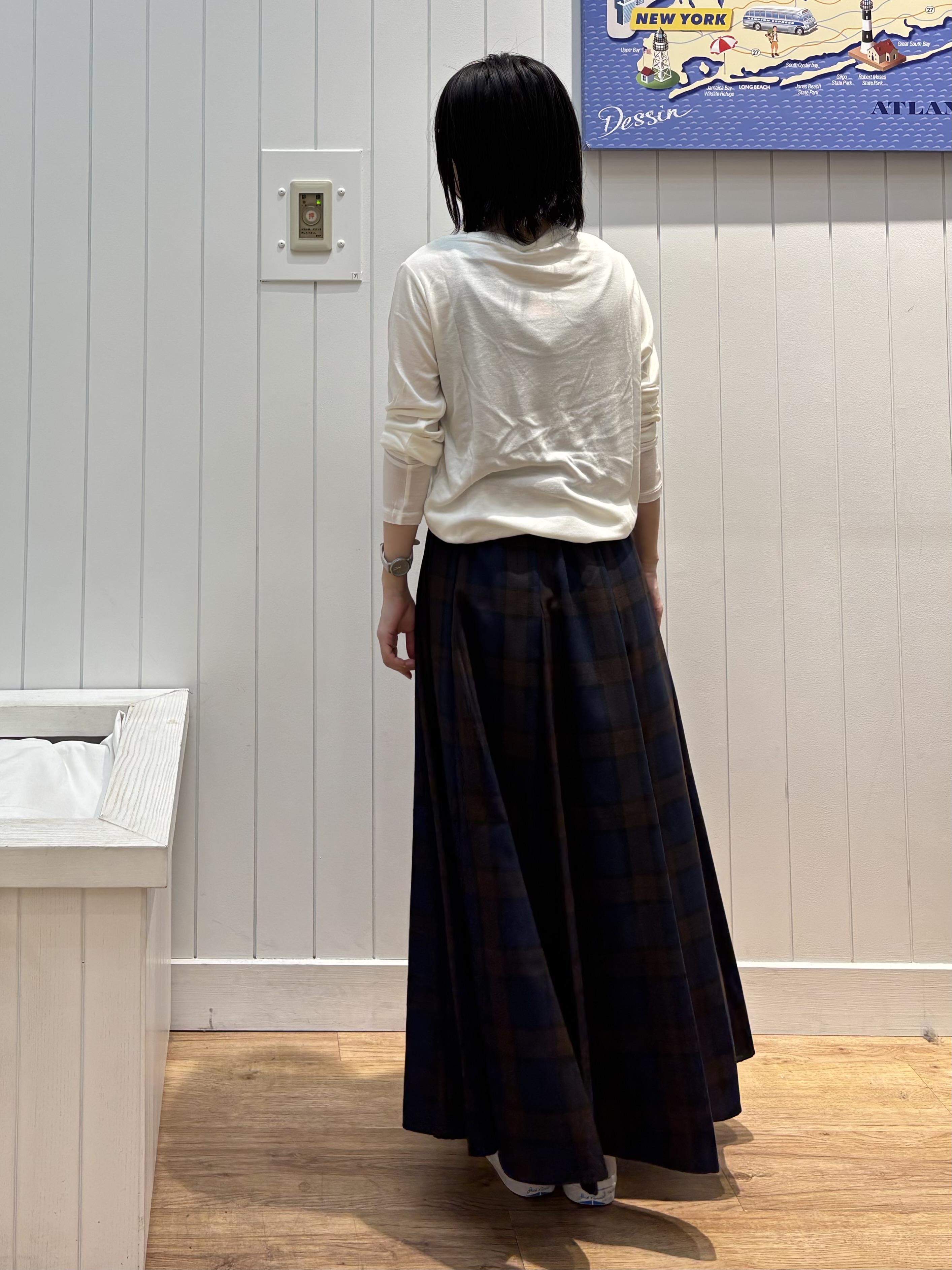 OKADAさんの「Dessin｜【調温機能】シアーリブプルオーバー」を使ったコーディネート