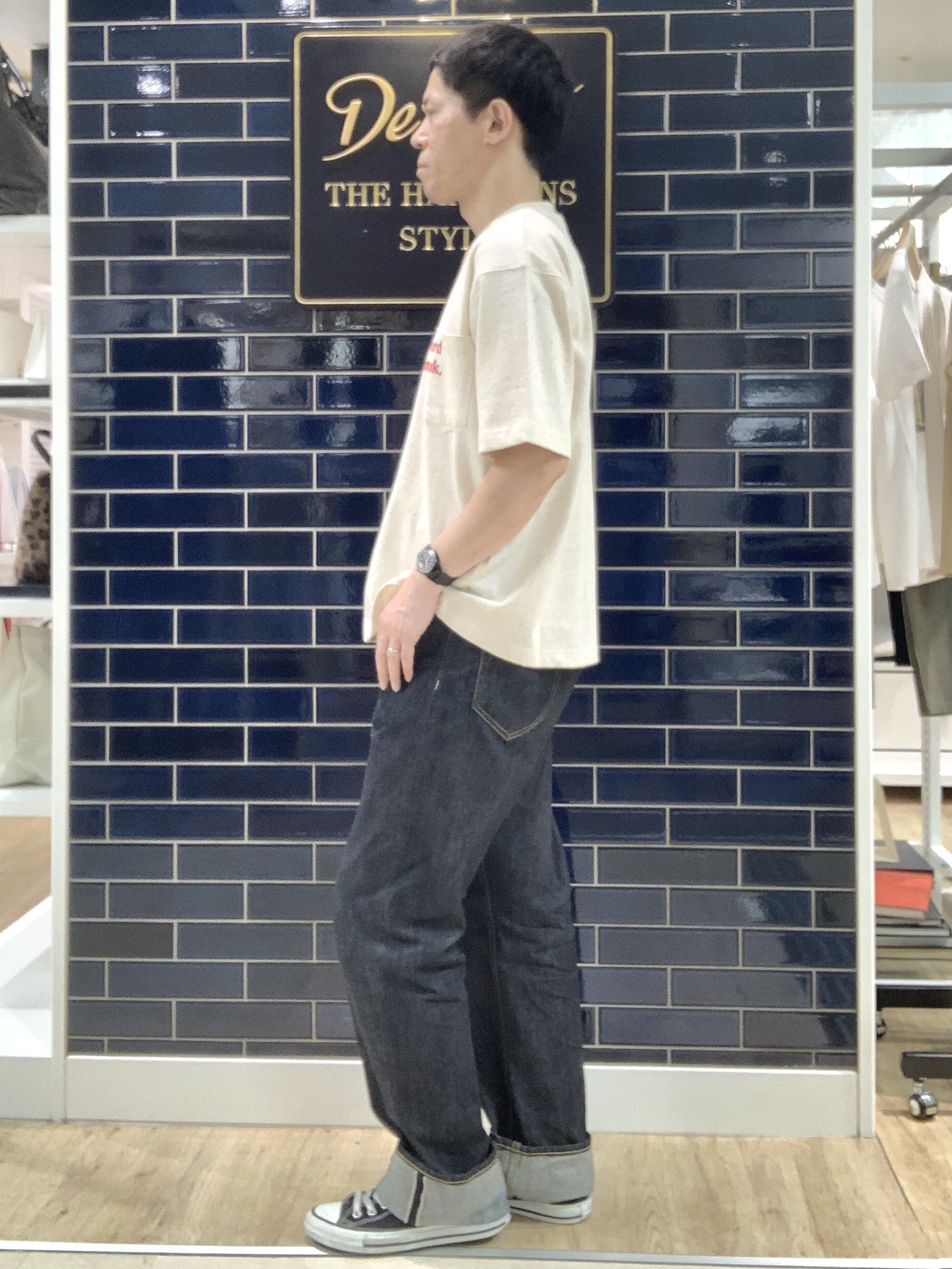 Takaさんの「Dessin｜カラーネップ ポケットTシャツ」を使ったコーディネート