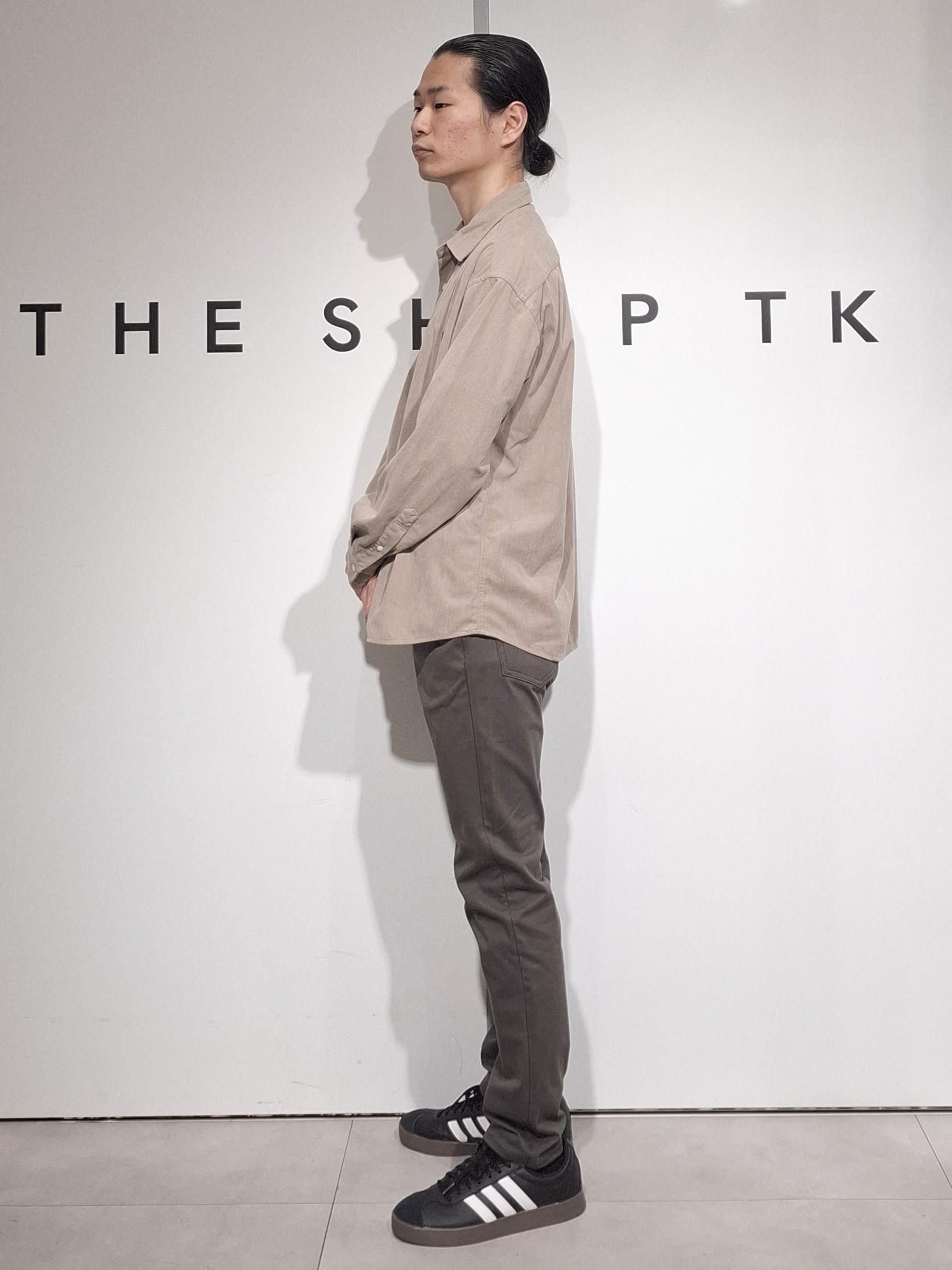 葵さんの「THE SHOP TK｜POLO BCS/アソート長袖シャツ」を使ったコーディネート