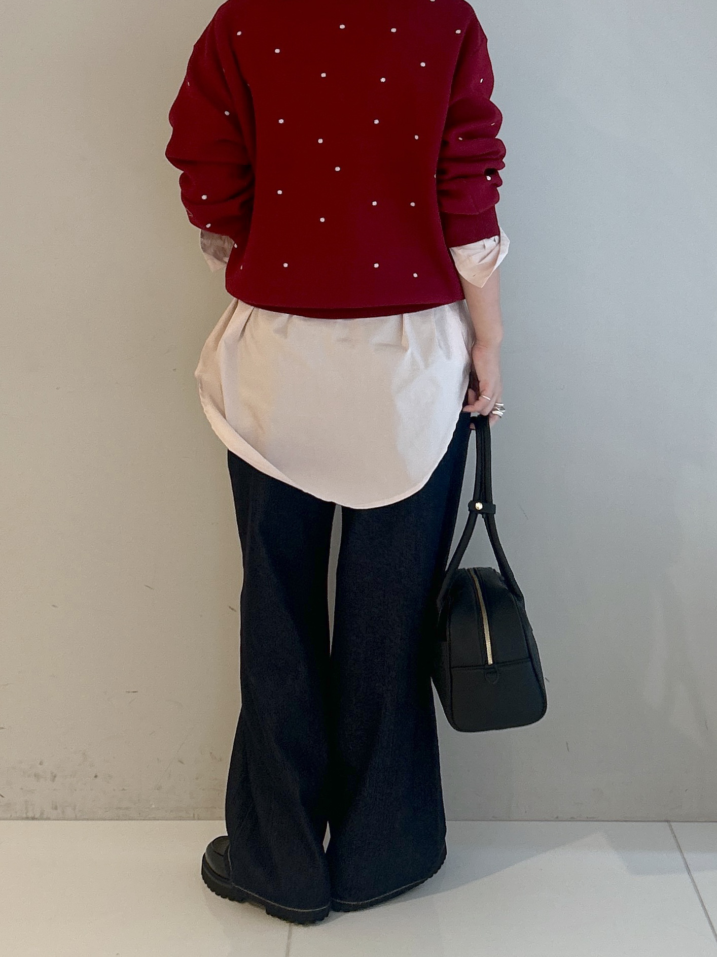 Hirokaさんの「Dessin｜コットンジャガードドットプルオーバー」を使ったコーディネート