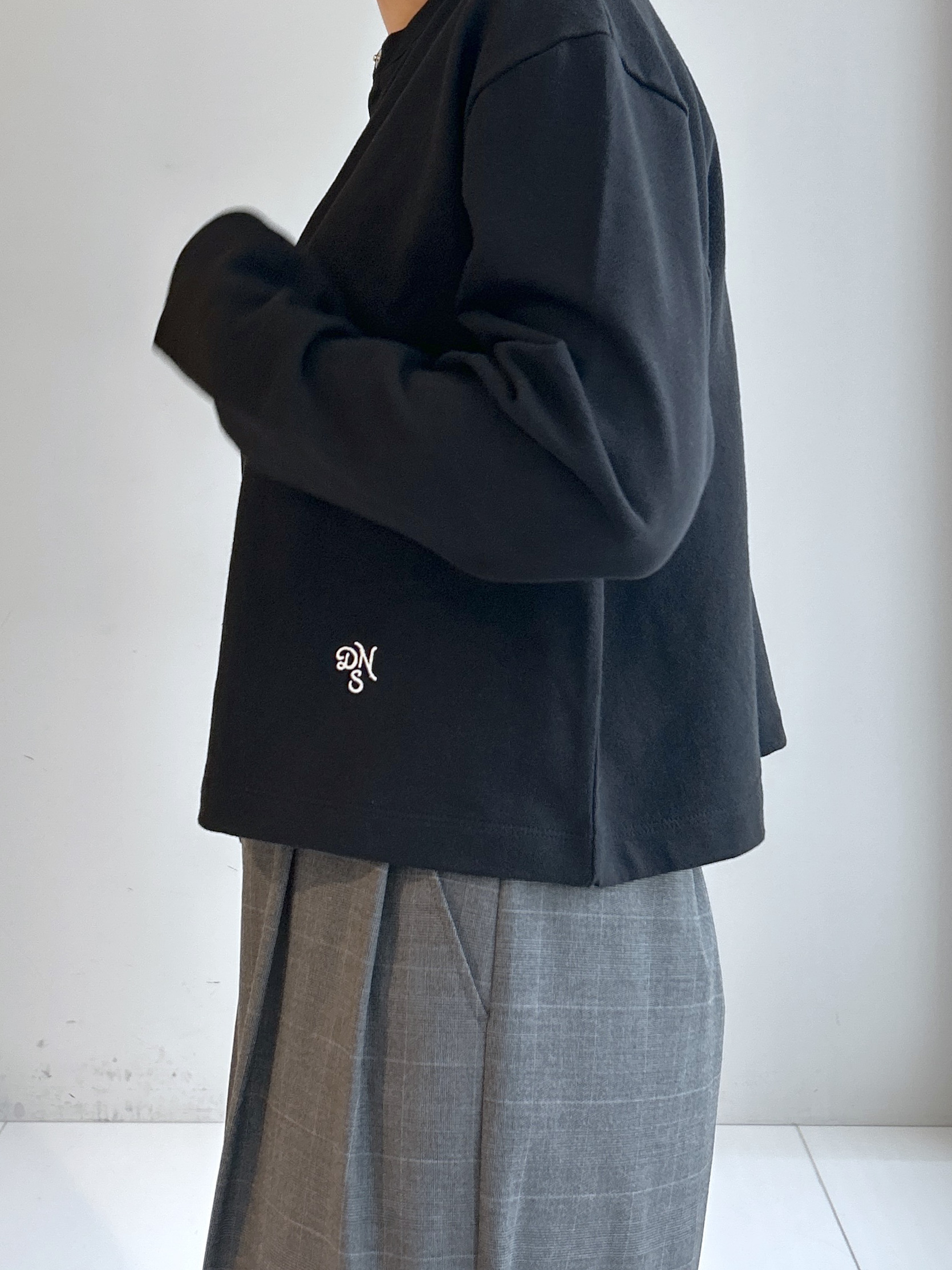 Hirokaさんの「Dessin｜【洗える/6色展開】リングスナップミニ裏毛カーディガン」を使ったコーディネート