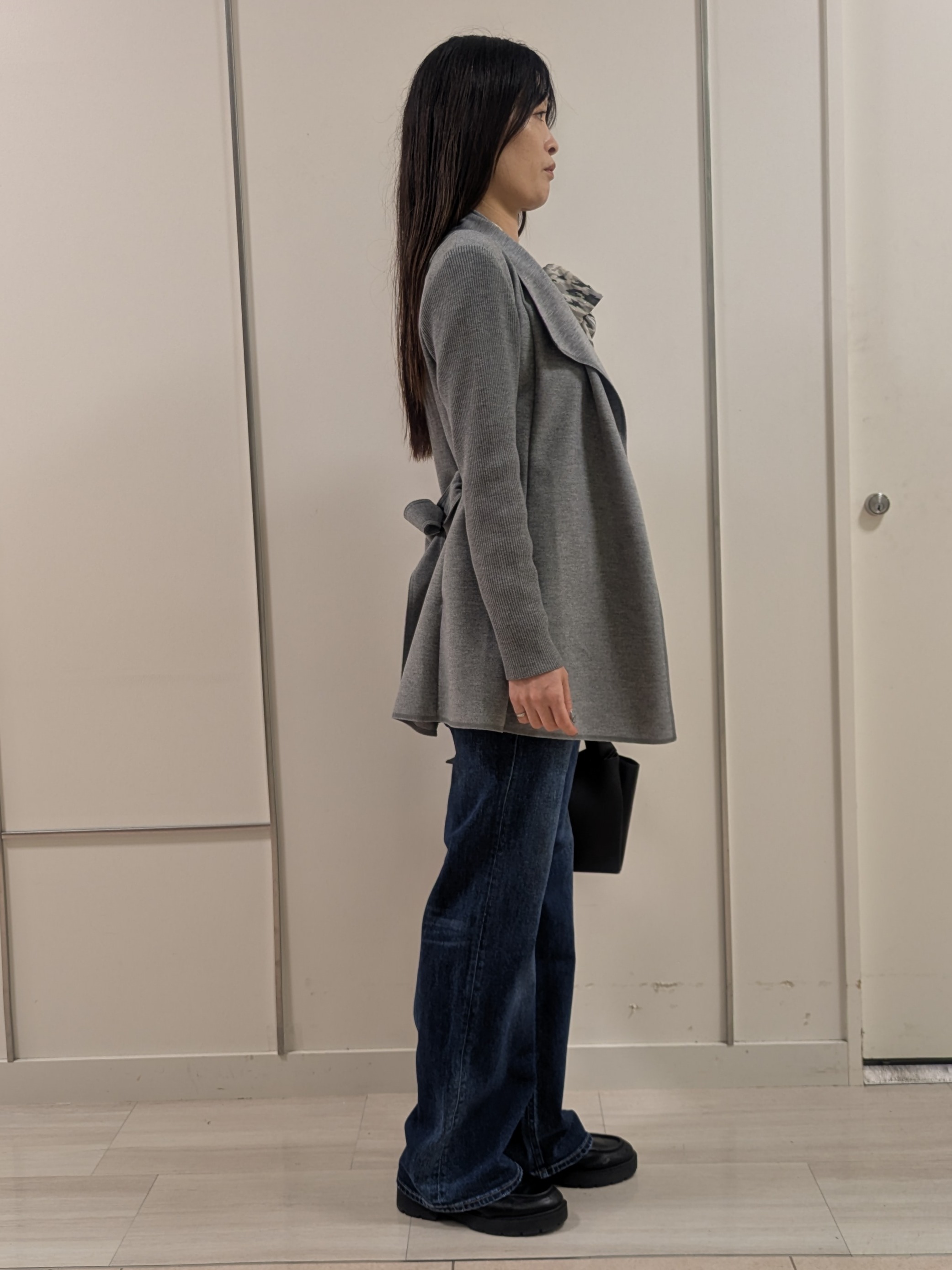 mikiさんの「COUP DE CHANCE｜【日本製】着流しカーディガン」を使ったコーディネート