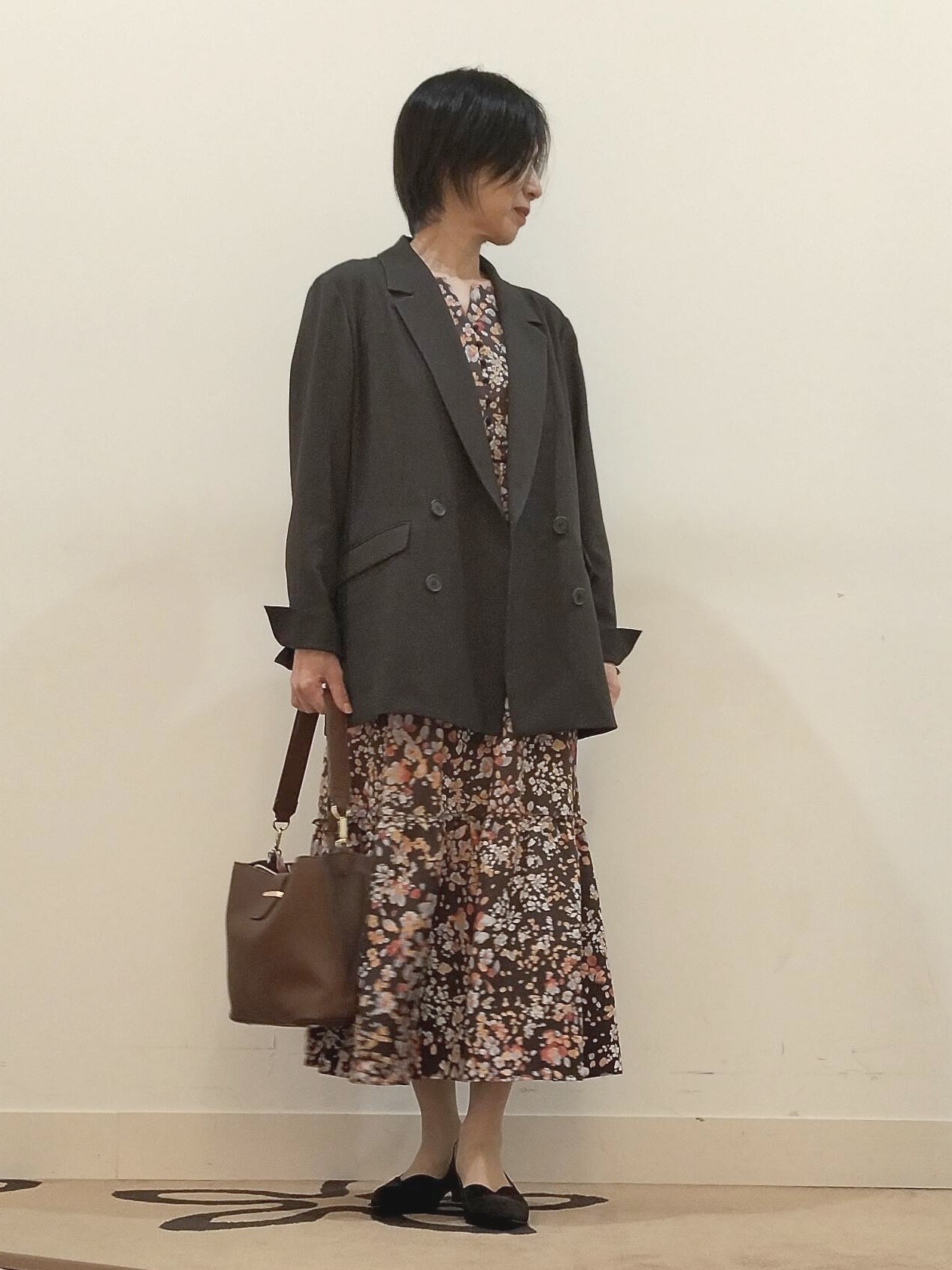 jamさんの「Reflect｜フラワープリント フェミニンワンピース」を使ったコーディネート