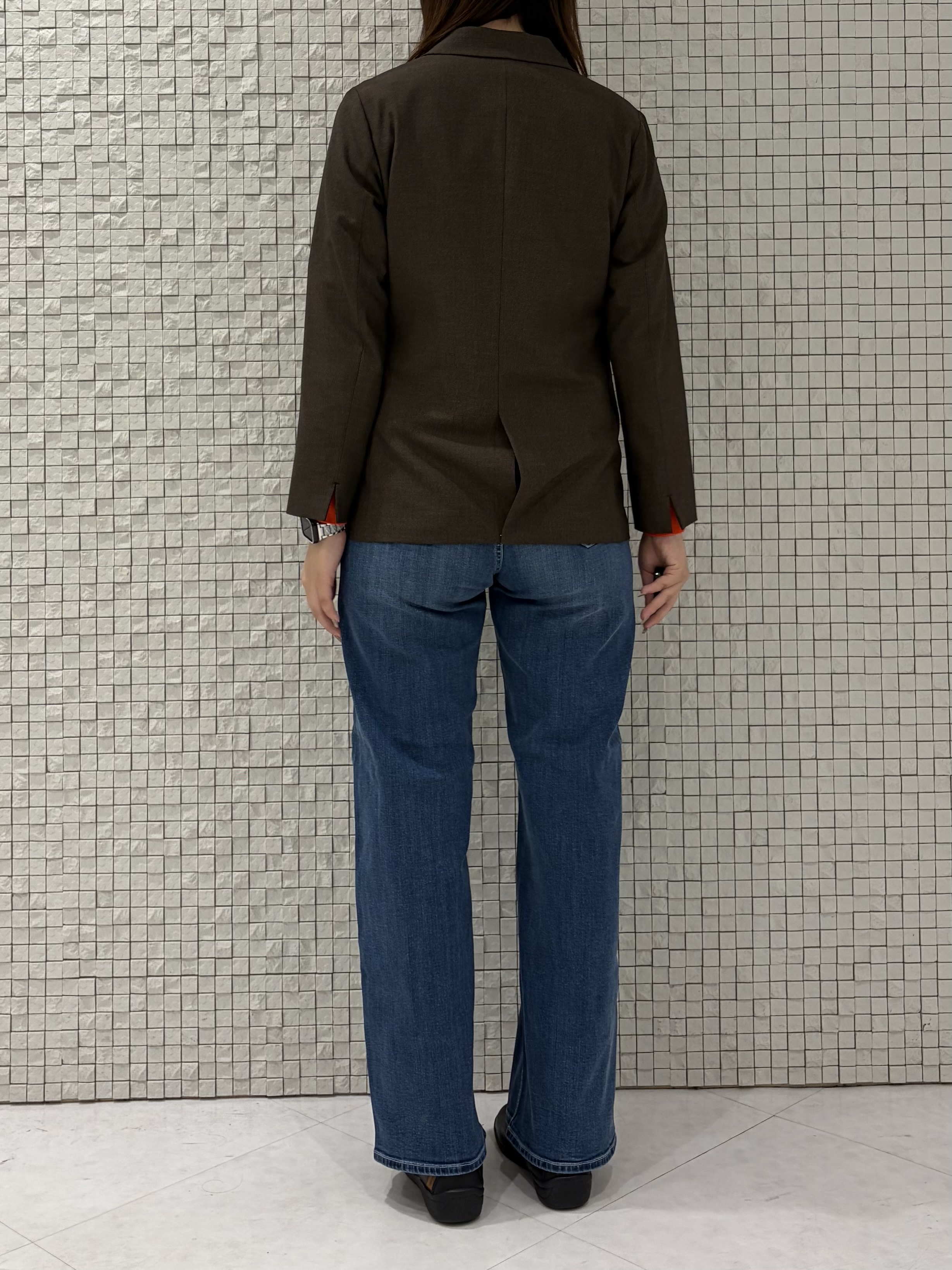 koharuさんの「INDIVI｜【洗濯機OK／ストレッチ◎】秋はじめのダブルジャケット」を使ったコーディネート