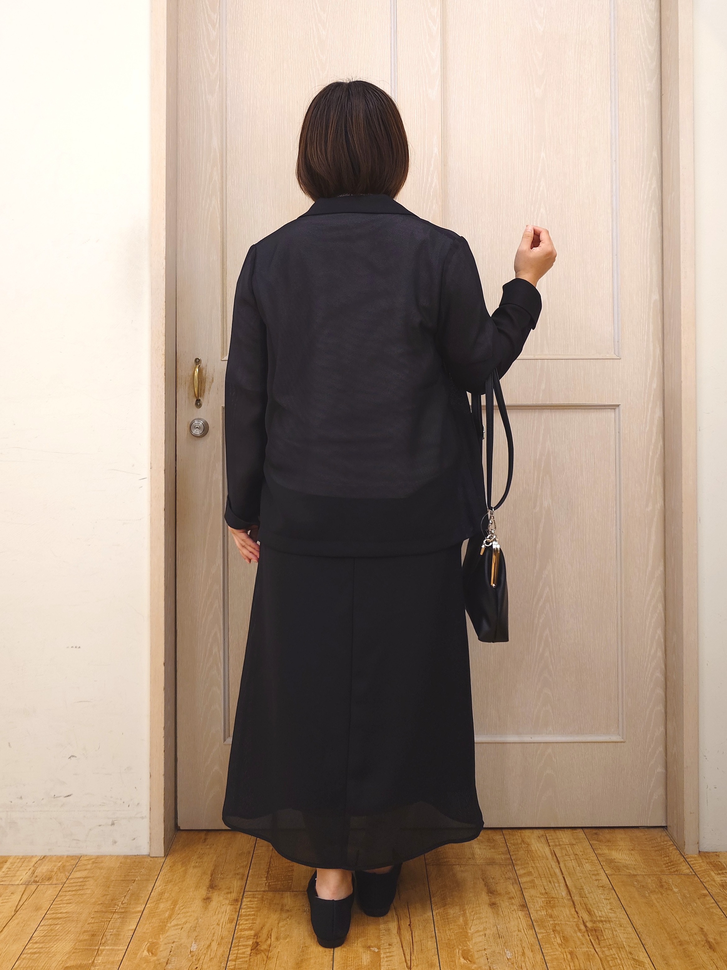 とろろさんの「SHOO･LA･RUE｜【通気性〇/セットアップ可/S-LL/洗濯機可】紫外線対策にも メッシュテーラードジャケット」を使ったコーディネート