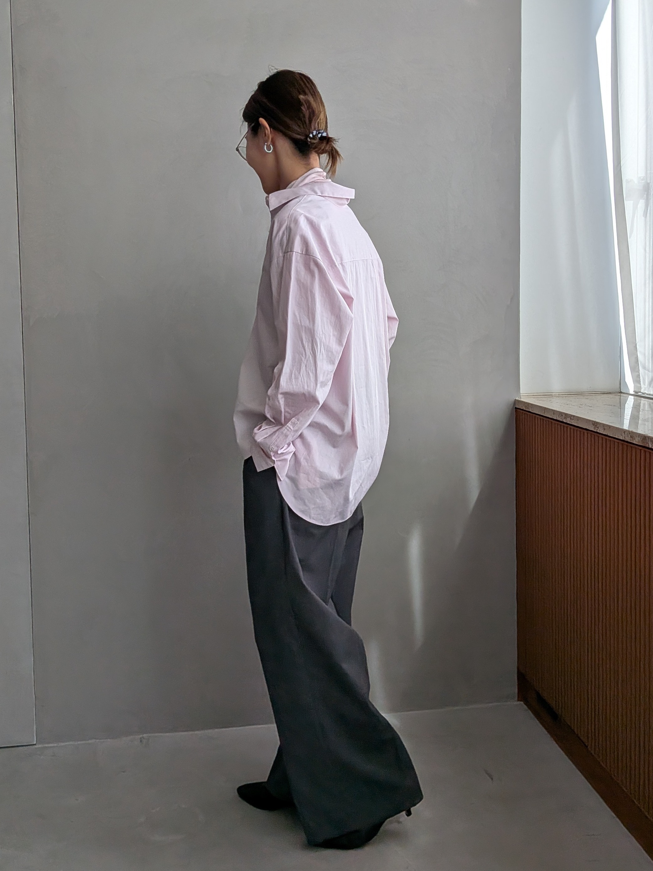 Aさんの「UNTITLED｜【6色展開/コットン100】カラーベーシックシャツ」を使ったコーディネート