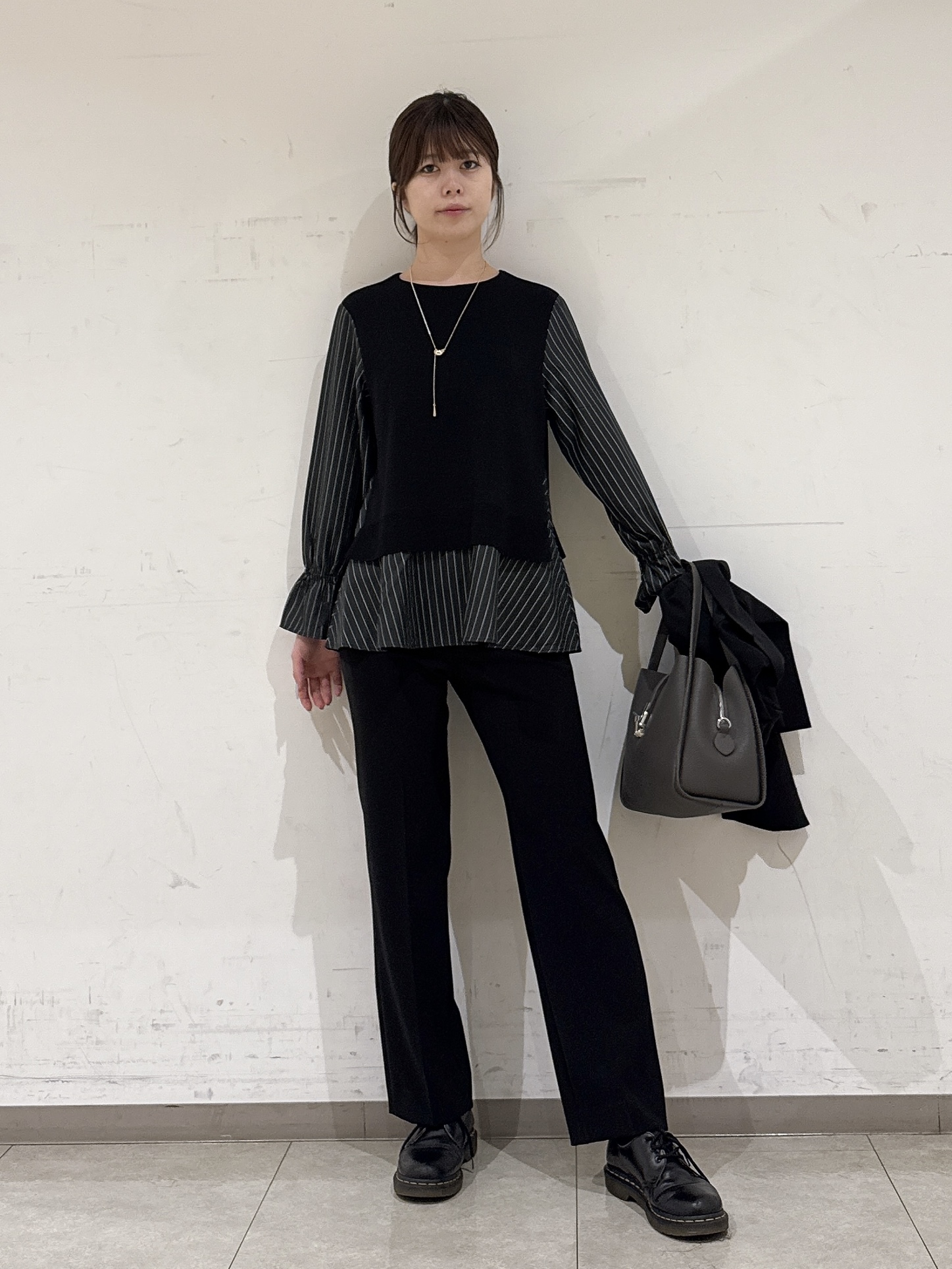 rinaさんの「INDIVI｜フリードロップ デザインネックレス」を使ったコーディネート