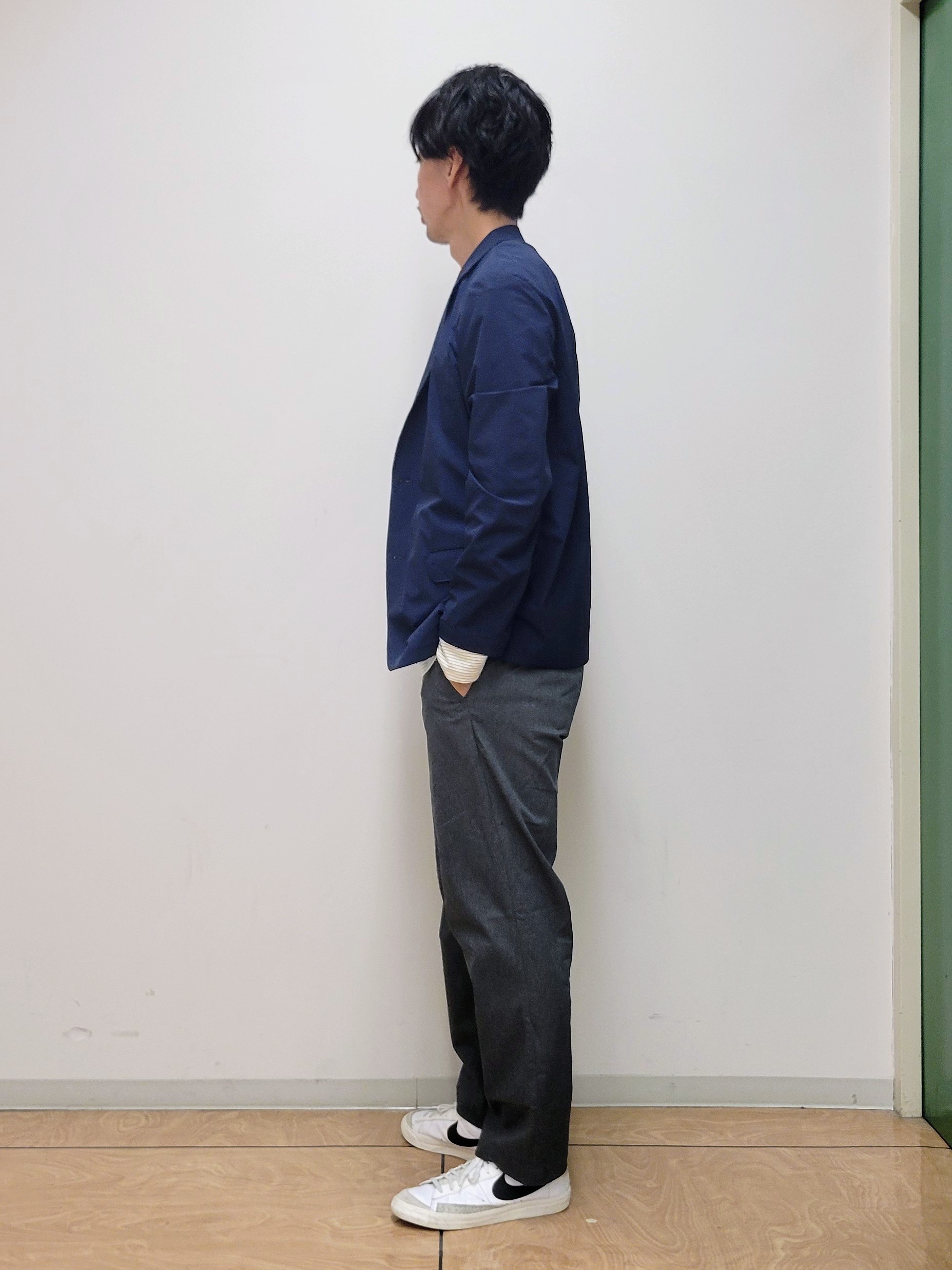 piroyaさんの「TAKEO KIKUCHI｜3Dナイロンストレッチ ジャケット」を使ったコーディネート