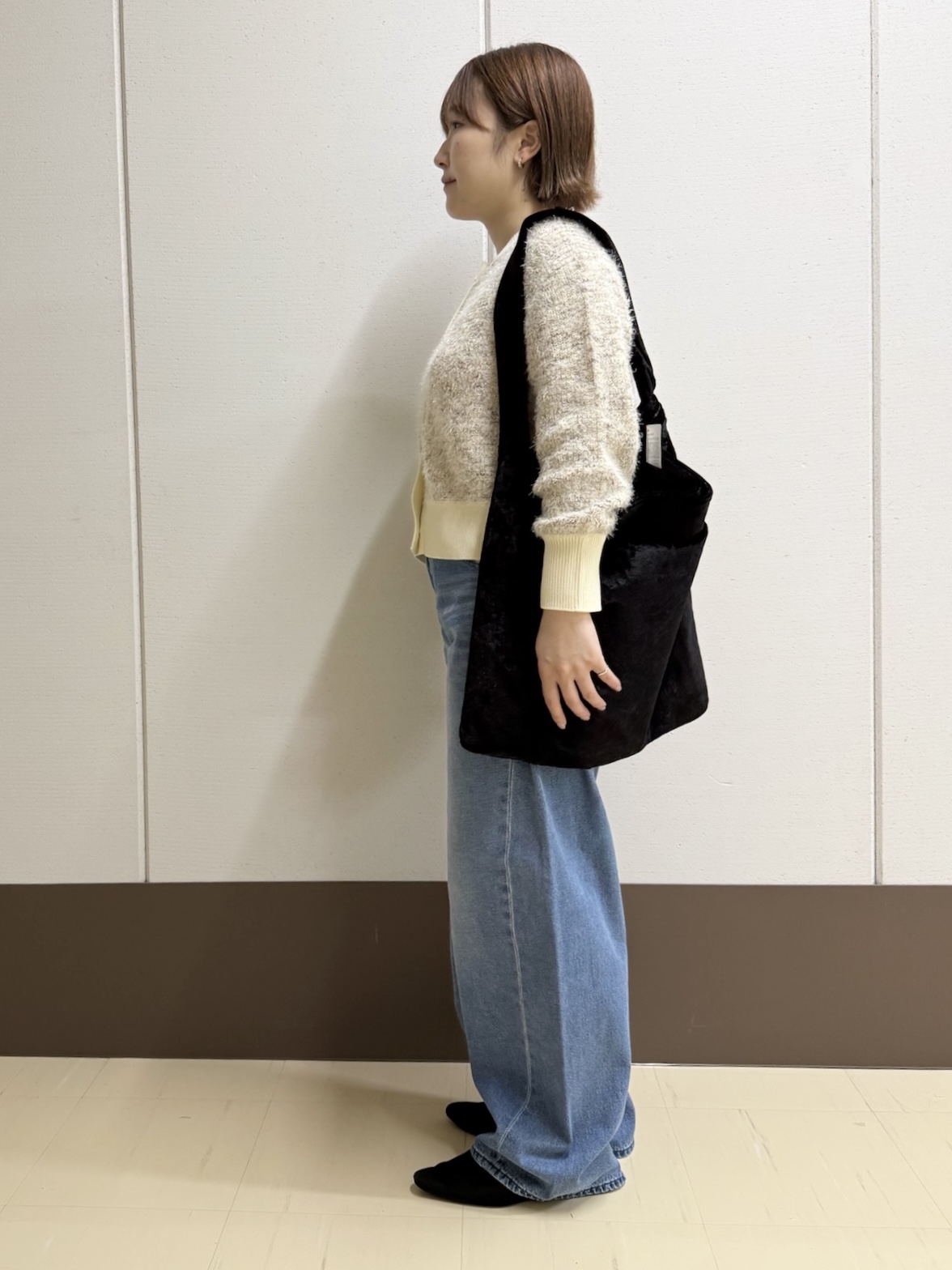 Rikoさんの「INDIVI｜【華やか／ラメ】ミックスツイード ニットジャケット」を使ったコーディネート