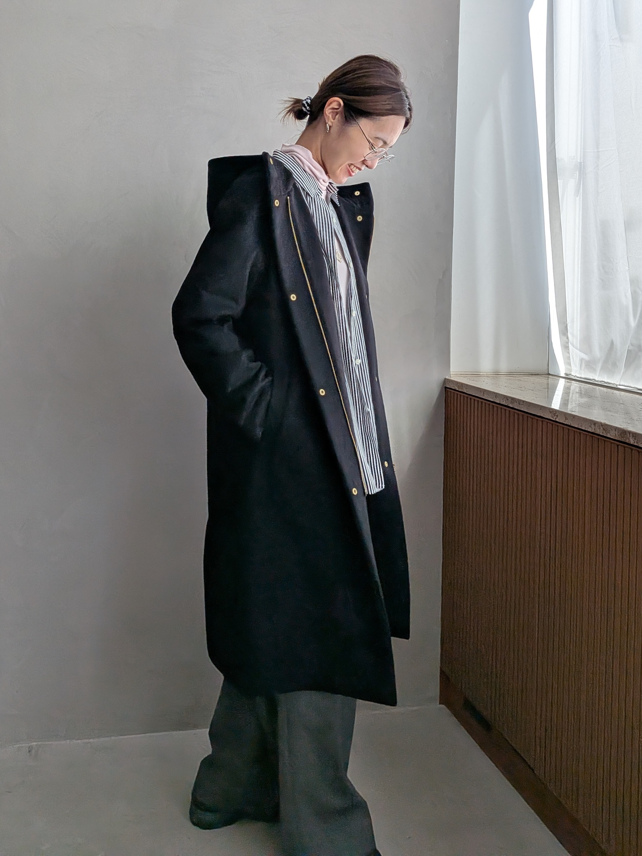 Aさんの「UNTITLED｜【コットン100／洗える】コットンブロードAラインシャツ」を使ったコーディネート