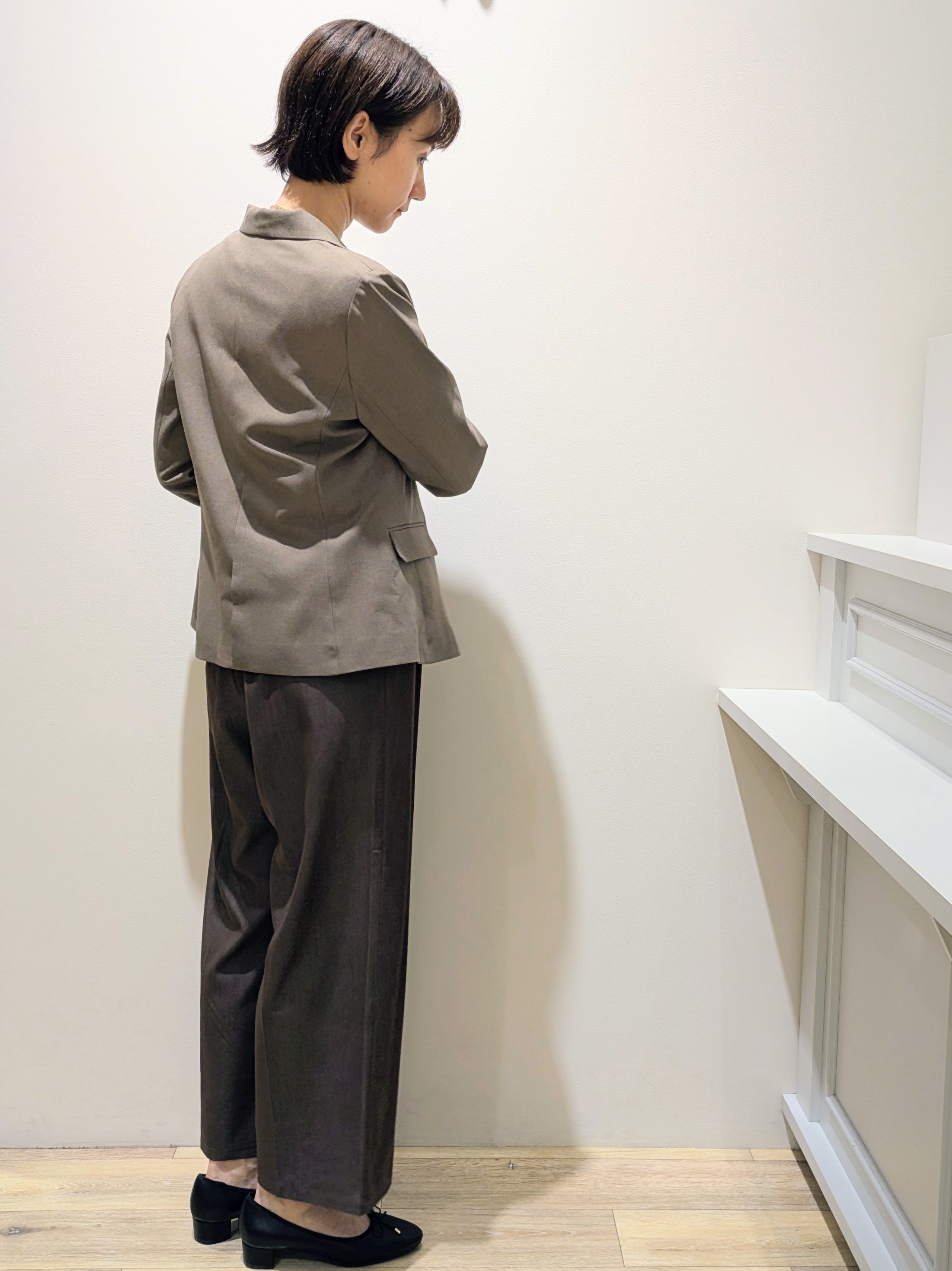 miuraさんの「index｜【セットアップ対応】ダブルブレストジャケット《洗濯機OK／イージーアイロン／防シワ》」を使ったコーディネート