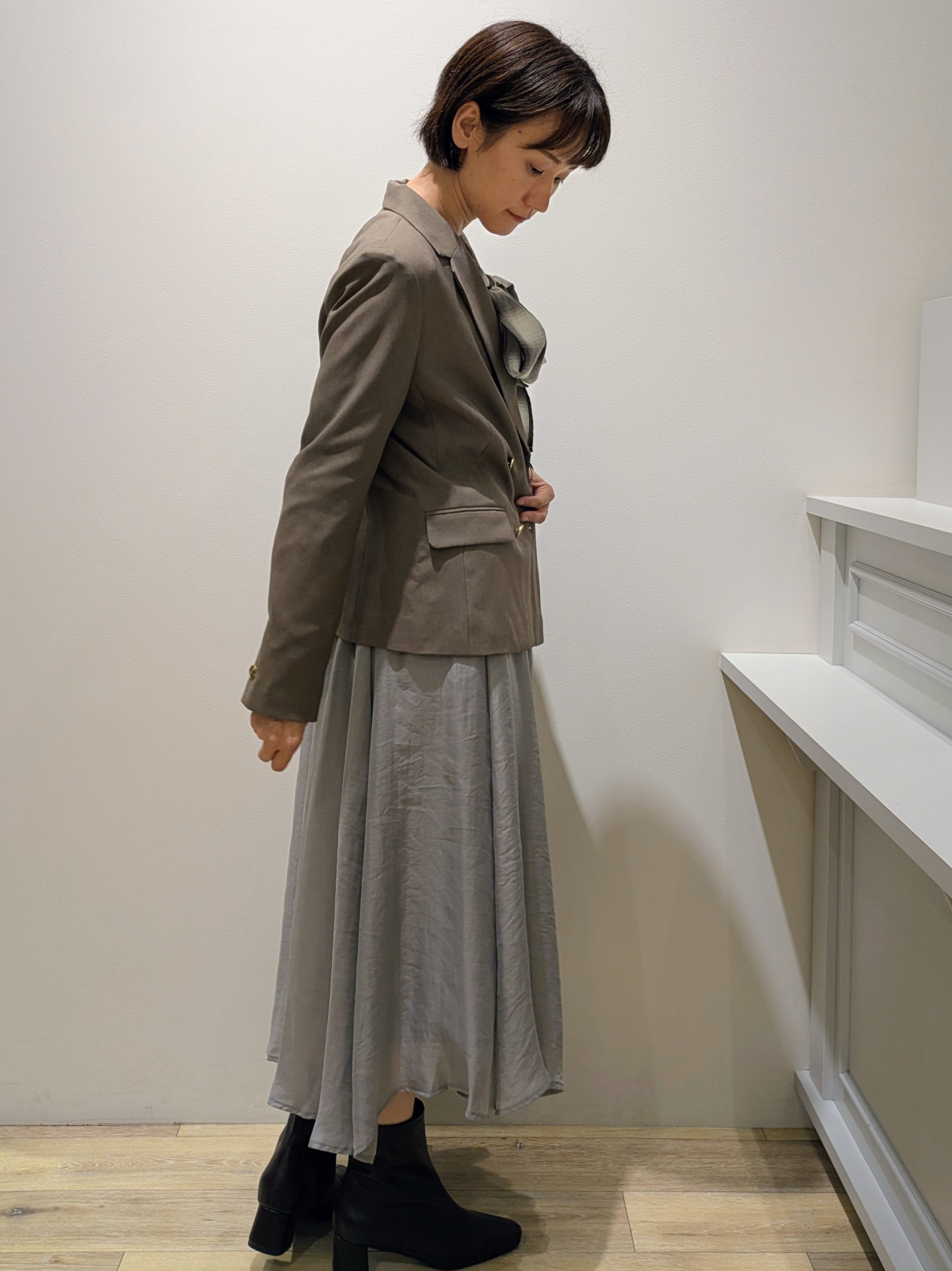 miuraさんの「index｜【セットアップ対応】ダブルブレストジャケット《洗濯機OK／イージーアイロン／防シワ》」を使ったコーディネート
