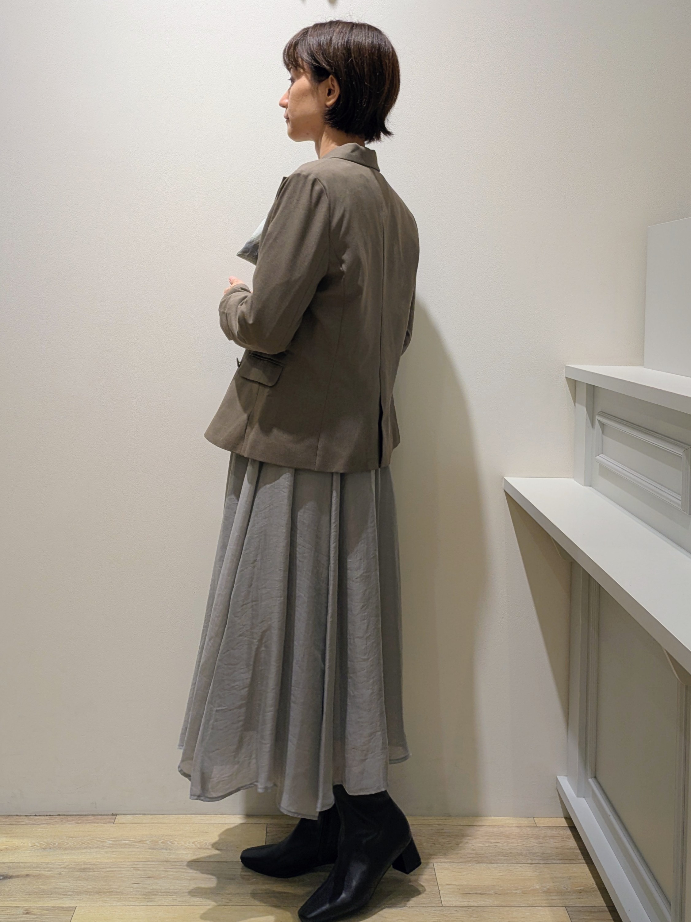 miuraさんの「index｜【セットアップ対応】ダブルブレストジャケット《洗濯機OK／イージーアイロン／防シワ》」を使ったコーディネート