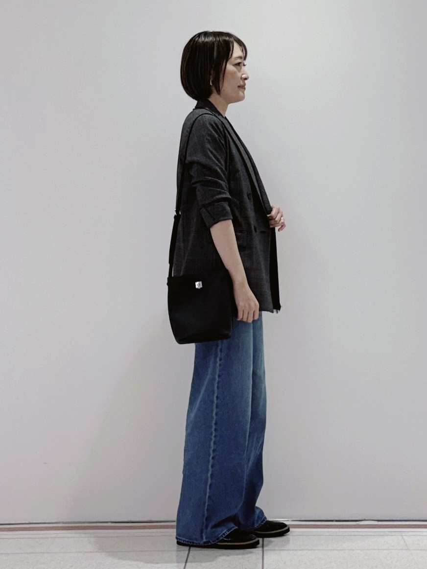 mikaさんの「INDIVI｜【洗濯機OK／ストレッチ◎】秋はじめのダブルジャケット」を使ったコーディネート