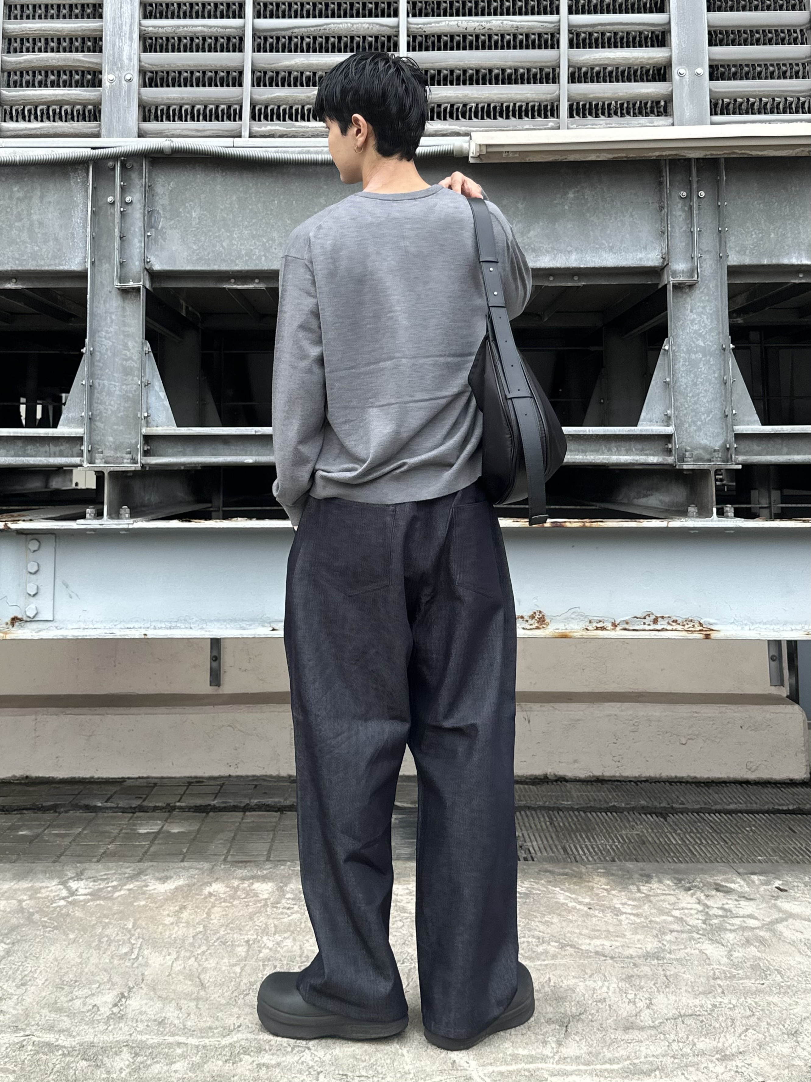 KOHEIさんの「tk.TAKEO KIKUCHI｜【牛革】スクエアバックルベルト」を使ったコーディネート