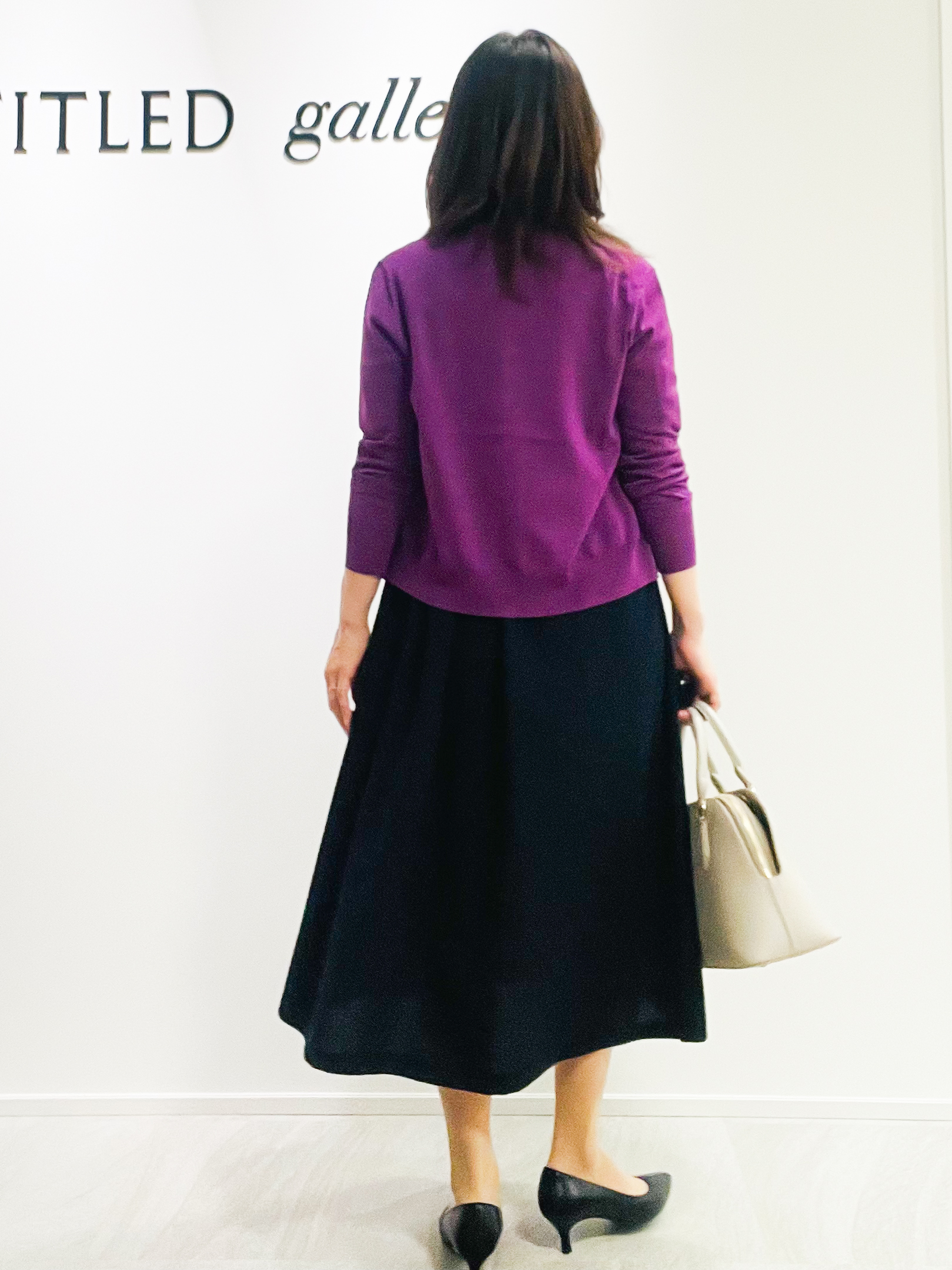 めいさんの「UNTITLED｜【アンサンブル可能/秋羽織り】コンパクトニットカーディガン」を使ったコーディネート