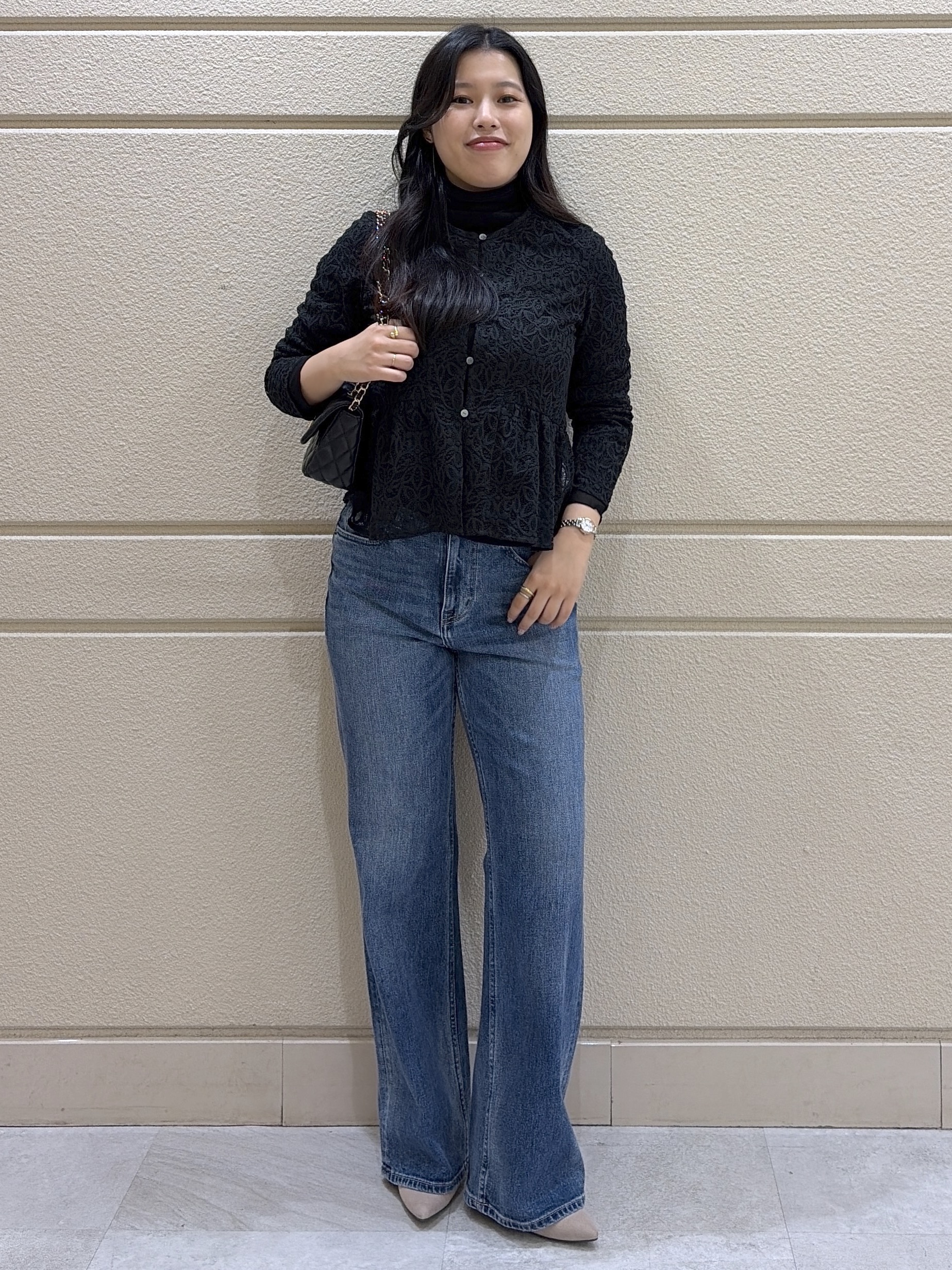 Momokaさんの「COUP DE CHANCE｜【手洗い可】ペプラムブラウス」を使ったコーディネート