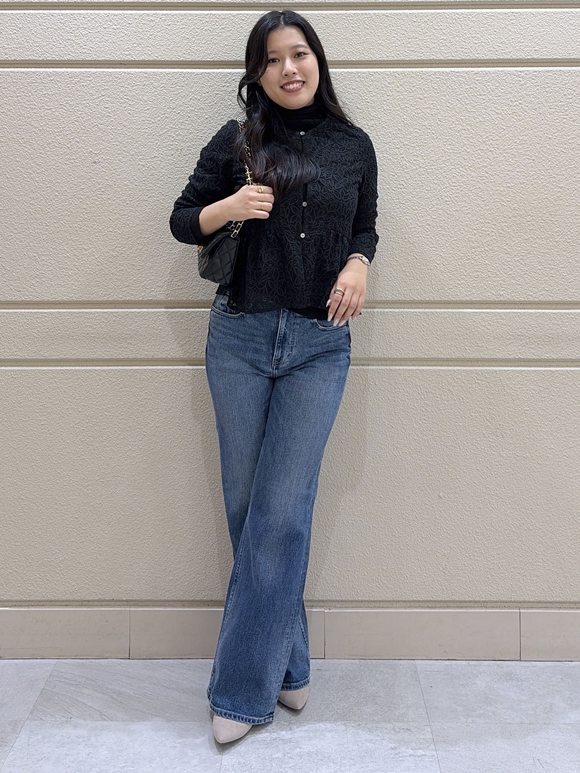 Momokaさんの「COUP DE CHANCE｜【手洗い可】ペプラムブラウス」を使ったコーディネート