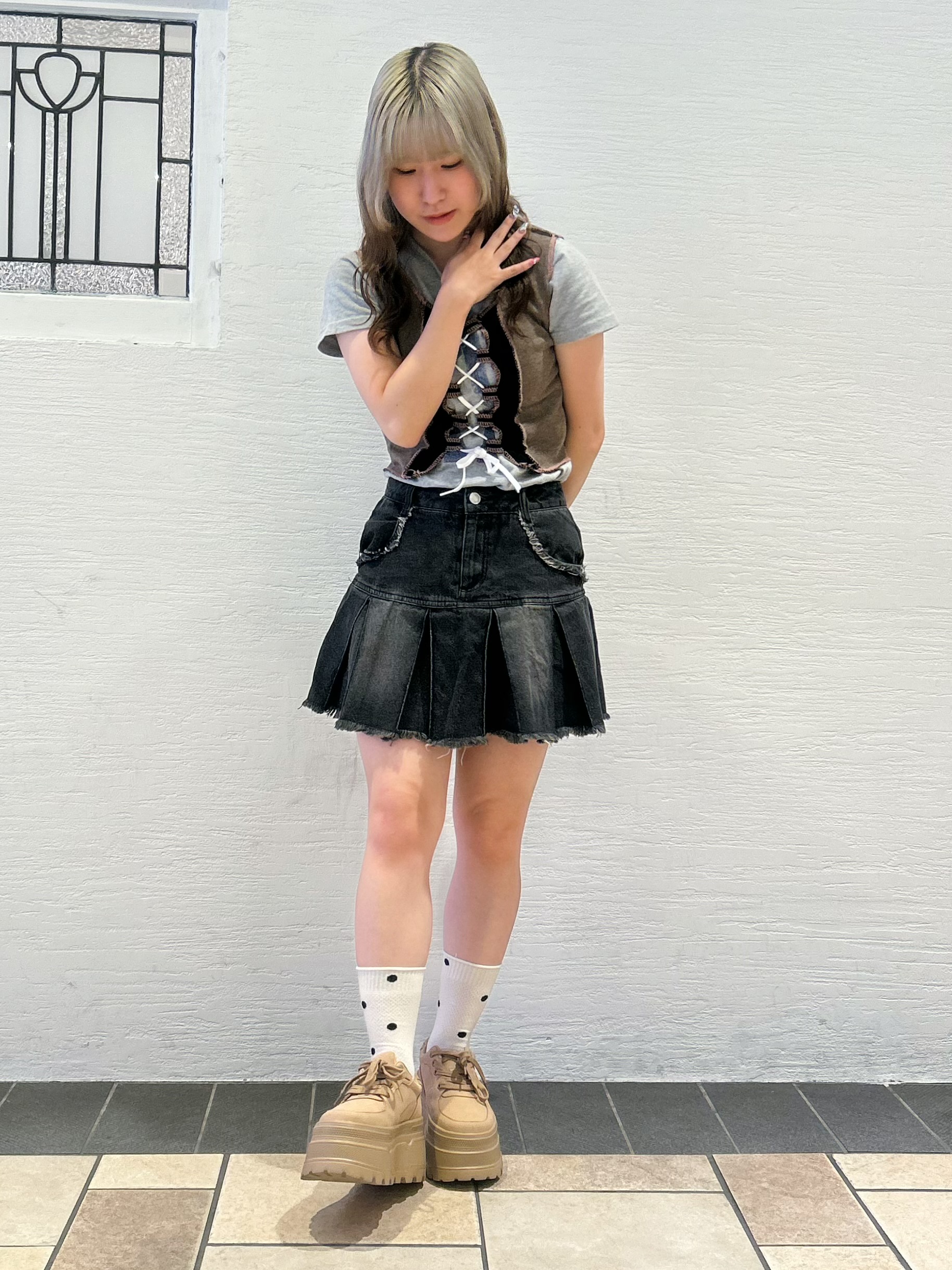 miyuさんの「ESPERANZA｜ブーツカバー付き3WAYスニーカー」を使ったコーディネート