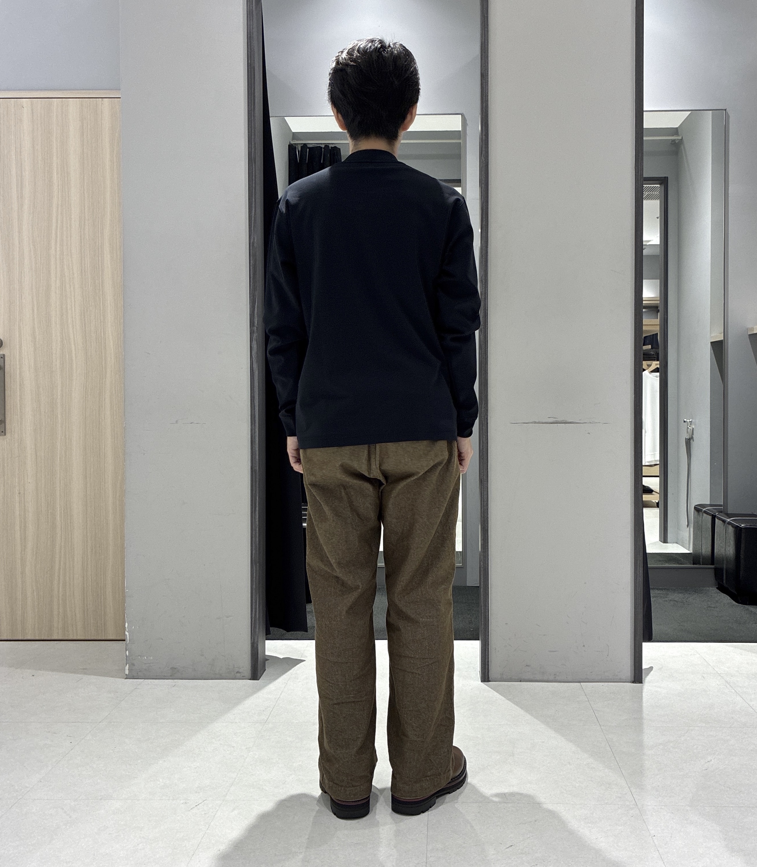 わいずみさんの「TAKEO KIKUCHI｜【BOWLER HAT LABEL】日本製クルーネックカーディガン」を使ったコーディネート
