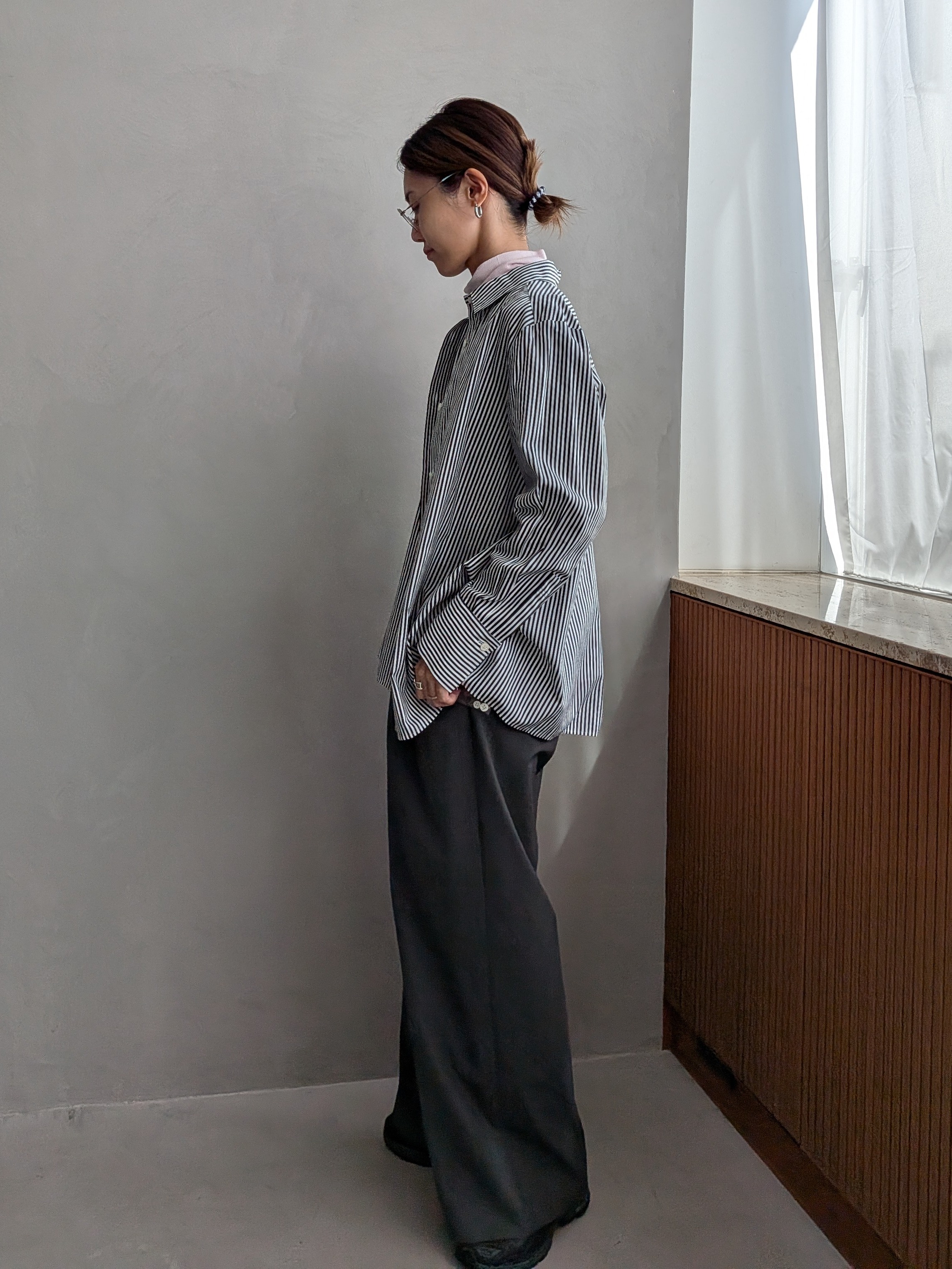Aさんの「UNTITLED｜【コットン100／洗える】コットンブロードAラインシャツ」を使ったコーディネート