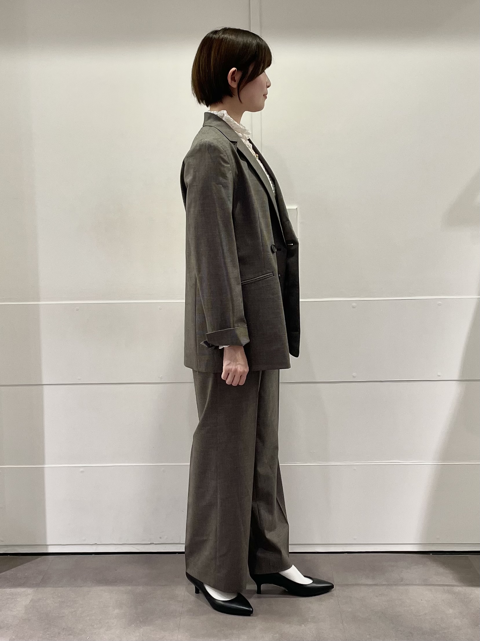 MOMOKOさんの「UNTITLED｜【重ね着レイヤード】レースハイネックトップス」を使ったコーディネート