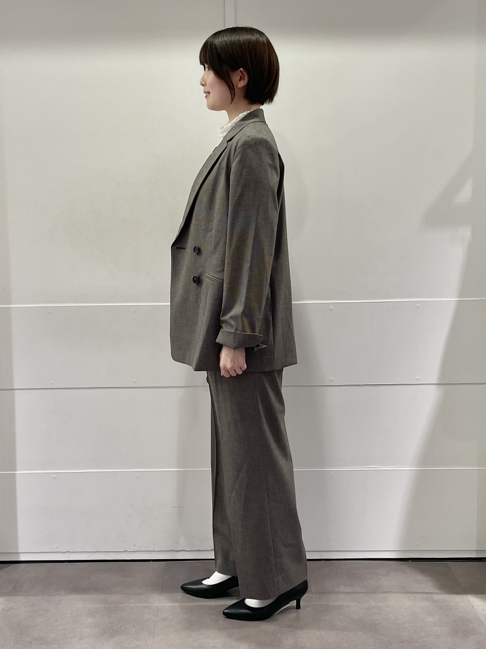MOMOKOさんの「UNTITLED｜【重ね着レイヤード】レースハイネックトップス」を使ったコーディネート