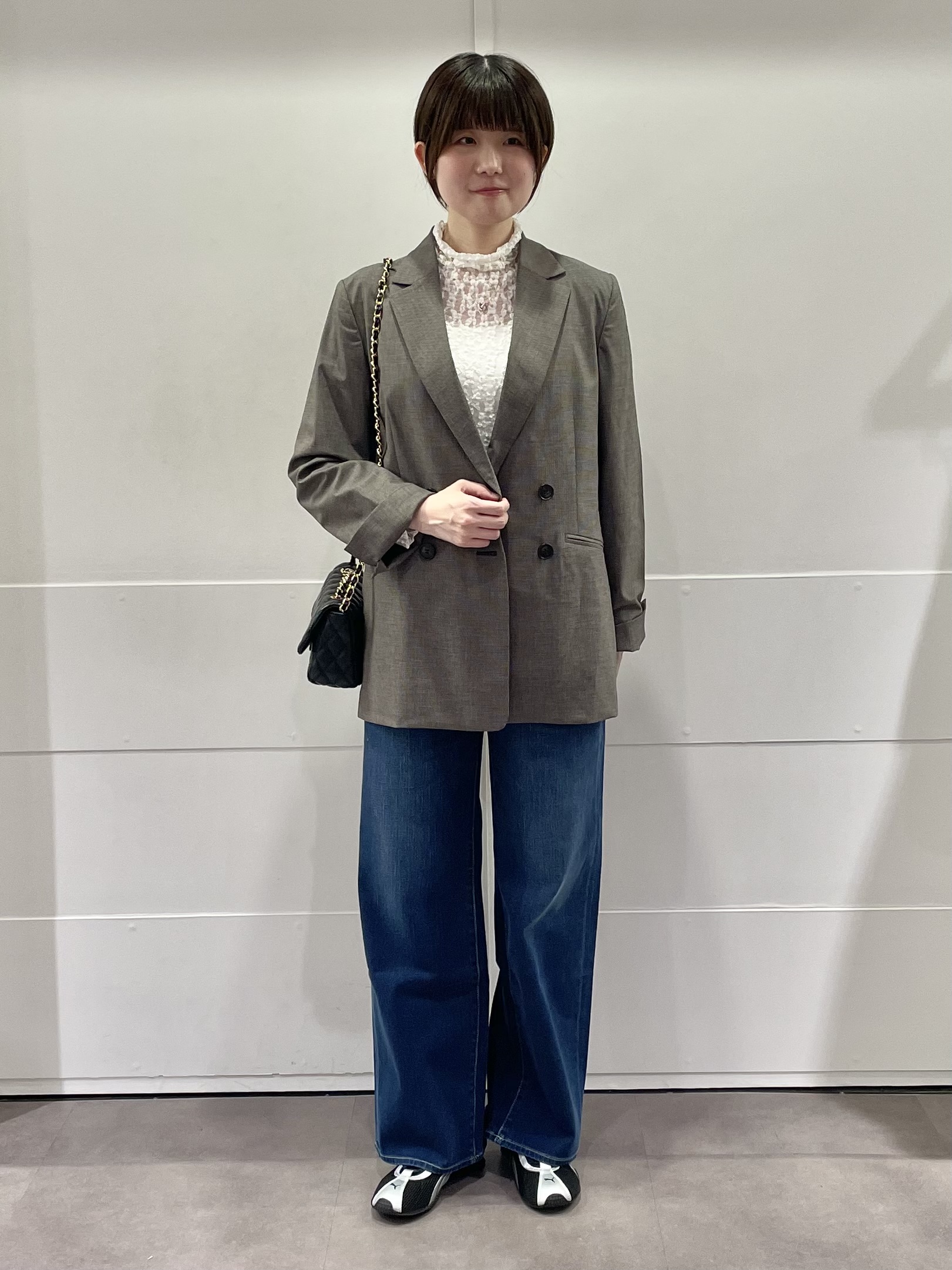 MOMOKOさんの「UNTITLED｜【重ね着レイヤード】レースハイネックトップス」を使ったコーディネート
