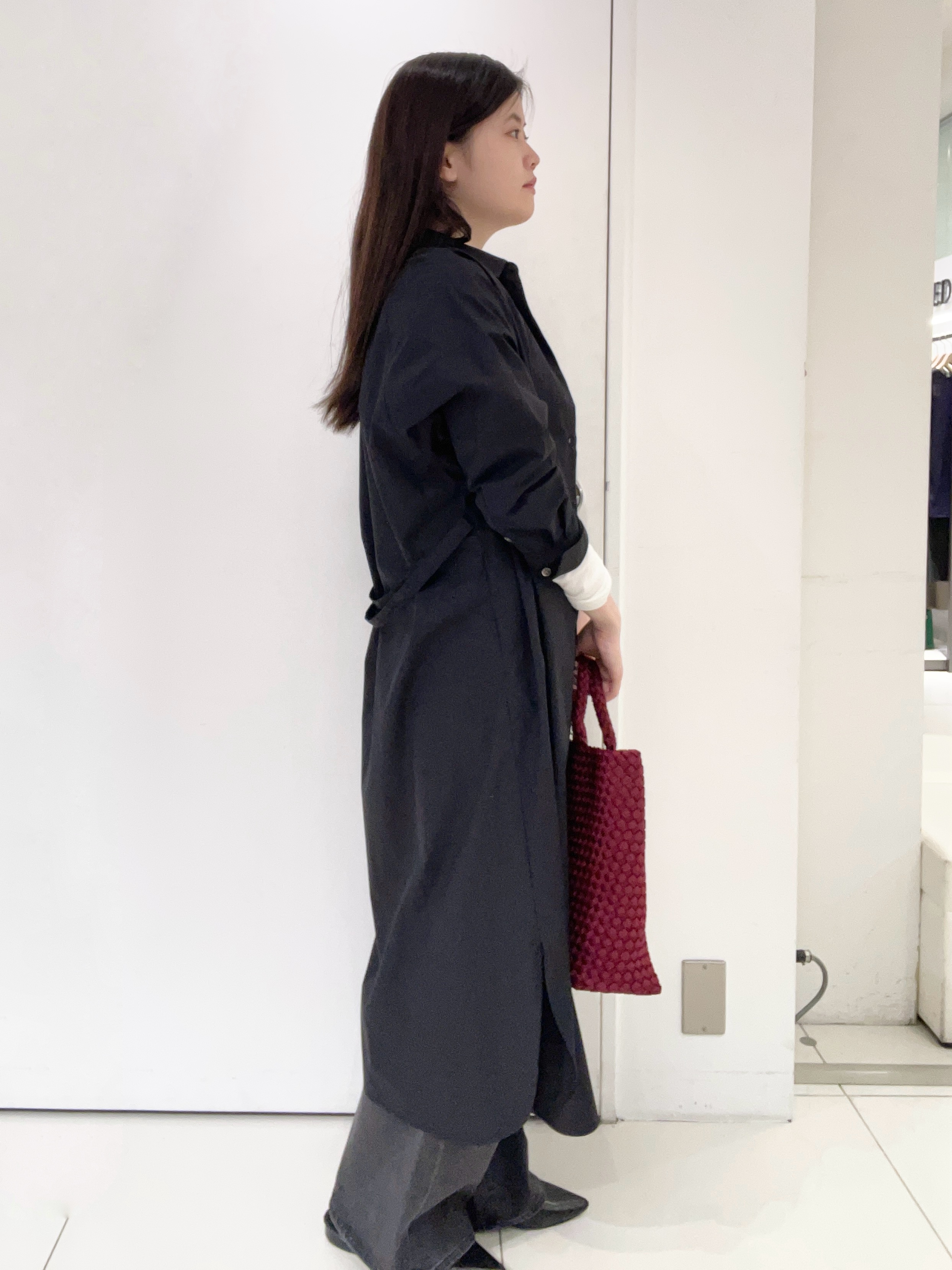 moeさんの「UNTITLED｜ロングシャツワンピース」を使ったコーディネート