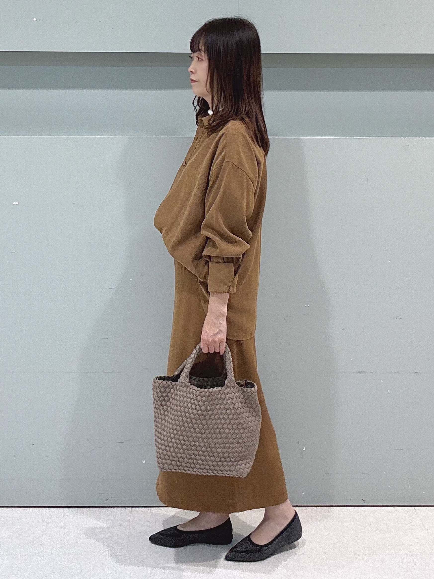 makiさんの「UNTITLED｜【セットアップ可/秋羽織り】スエードライクシャツ」を使ったコーディネート