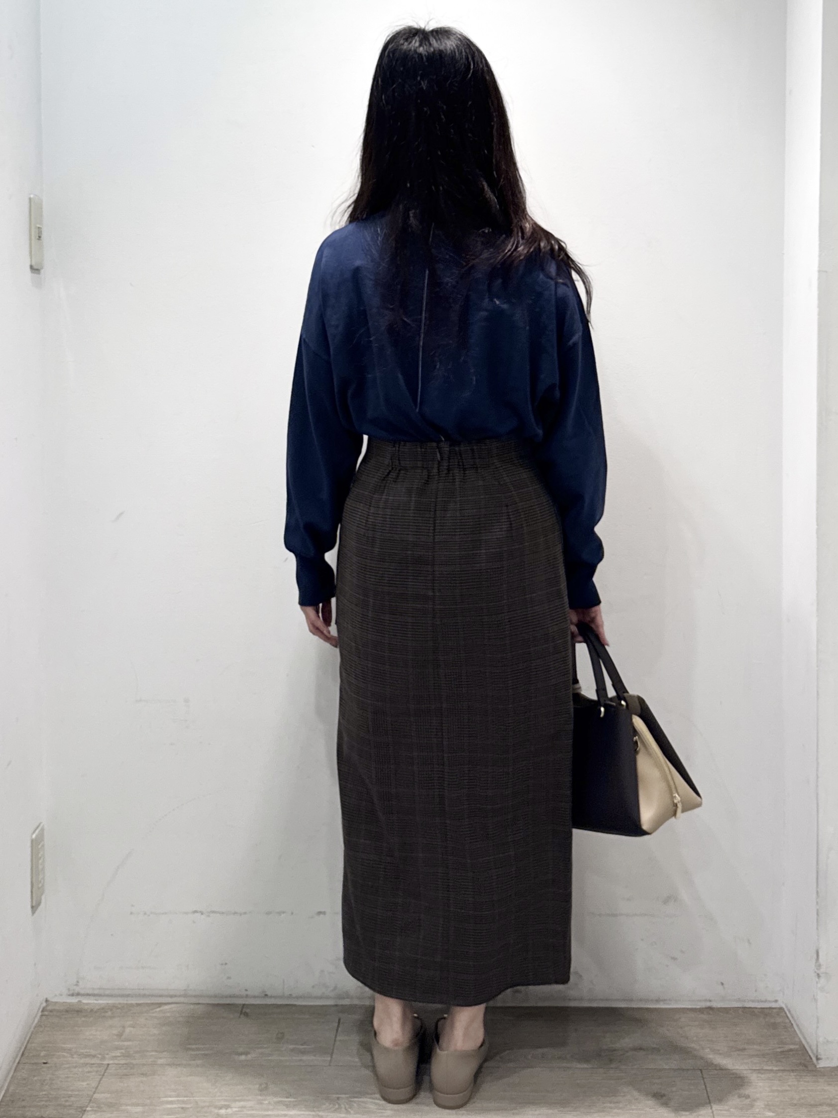yuicciさんの「OPAQUE.CLIP｜リラクシークルーニット【洗濯機OK】」を使ったコーディネート