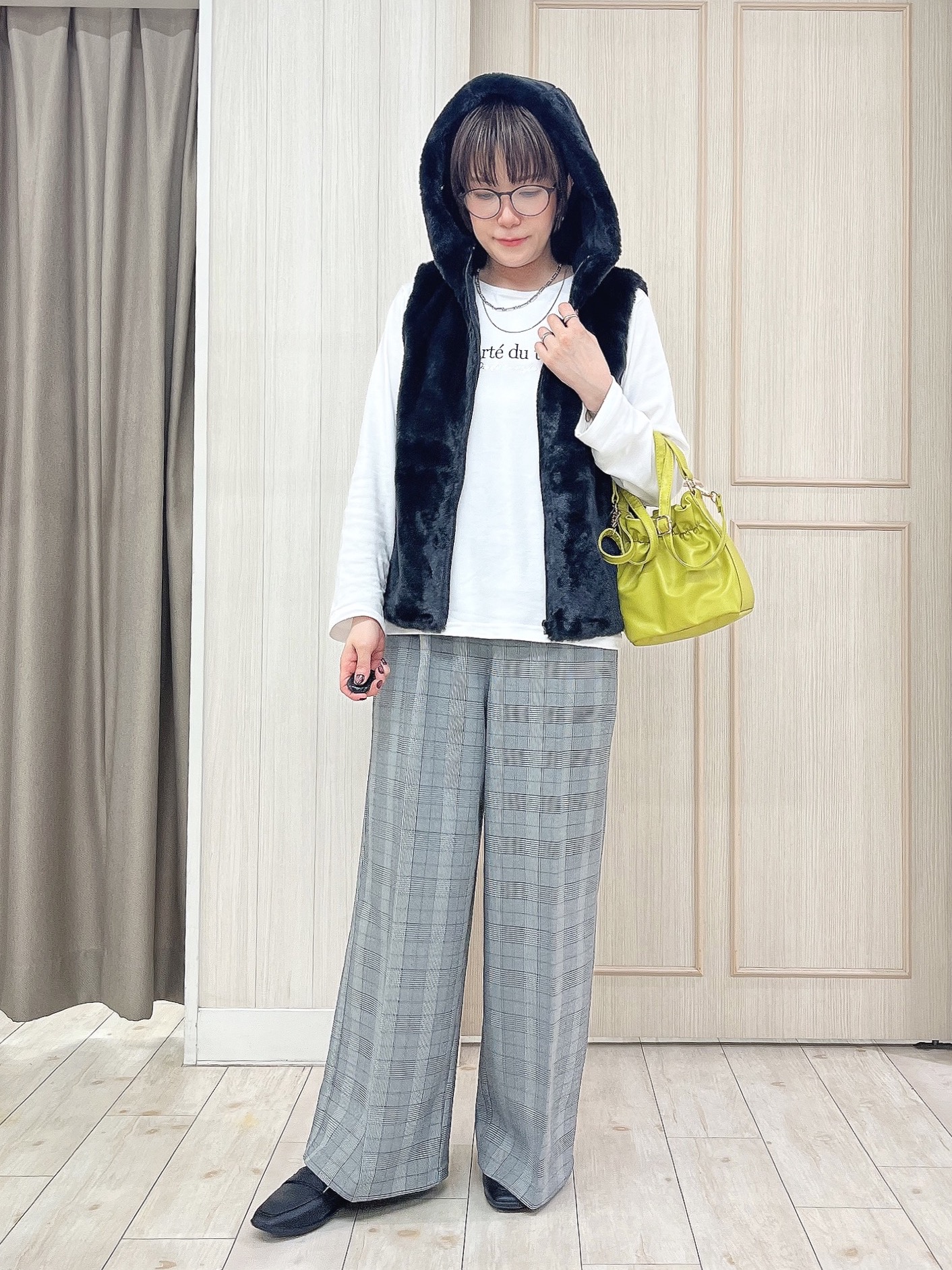 kaneさんの「SHOO･LA･RUE｜【洗濯機可/撥水/マルチWAY】ファーライナー付き 毎日欲張りマンパ」を使ったコーディネート