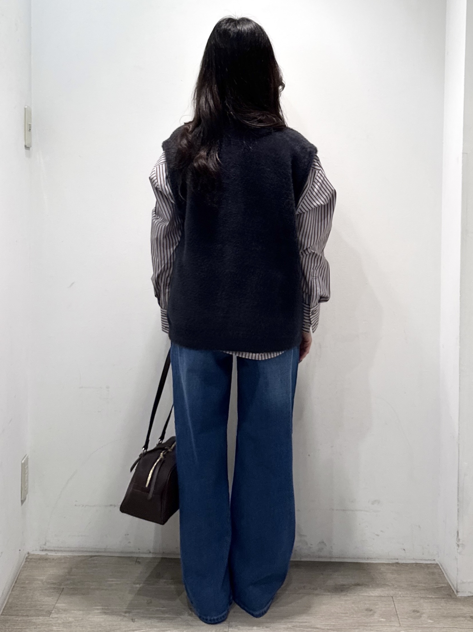 yuicciさんの「OPAQUE.CLIP｜ベーシックシャツ／ストライプアソート【洗濯機OK】」を使ったコーディネート
