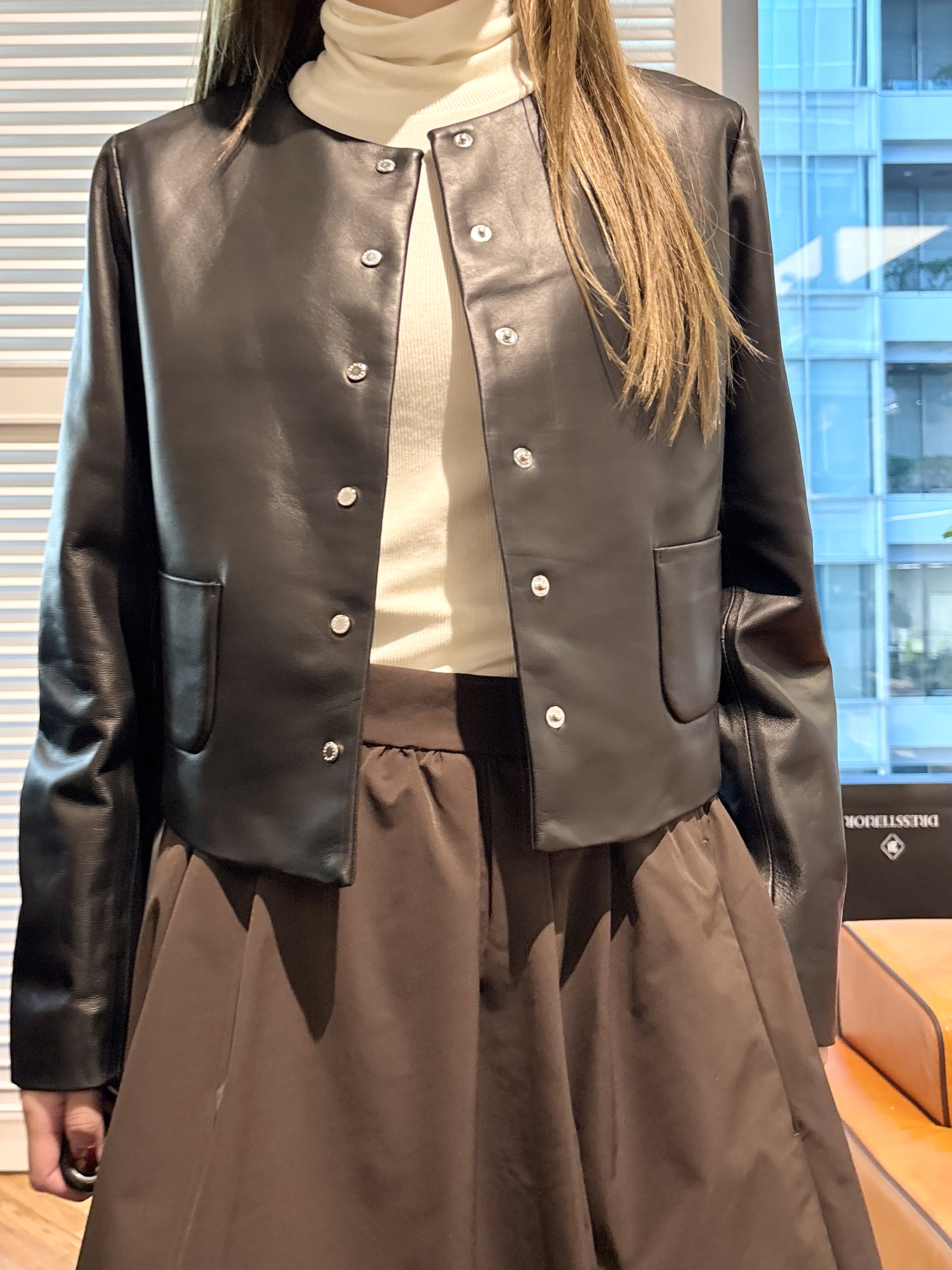 清水夏姫さんの「DRESSTERIOR｜ホカウル タートルネック」を使ったコーディネート