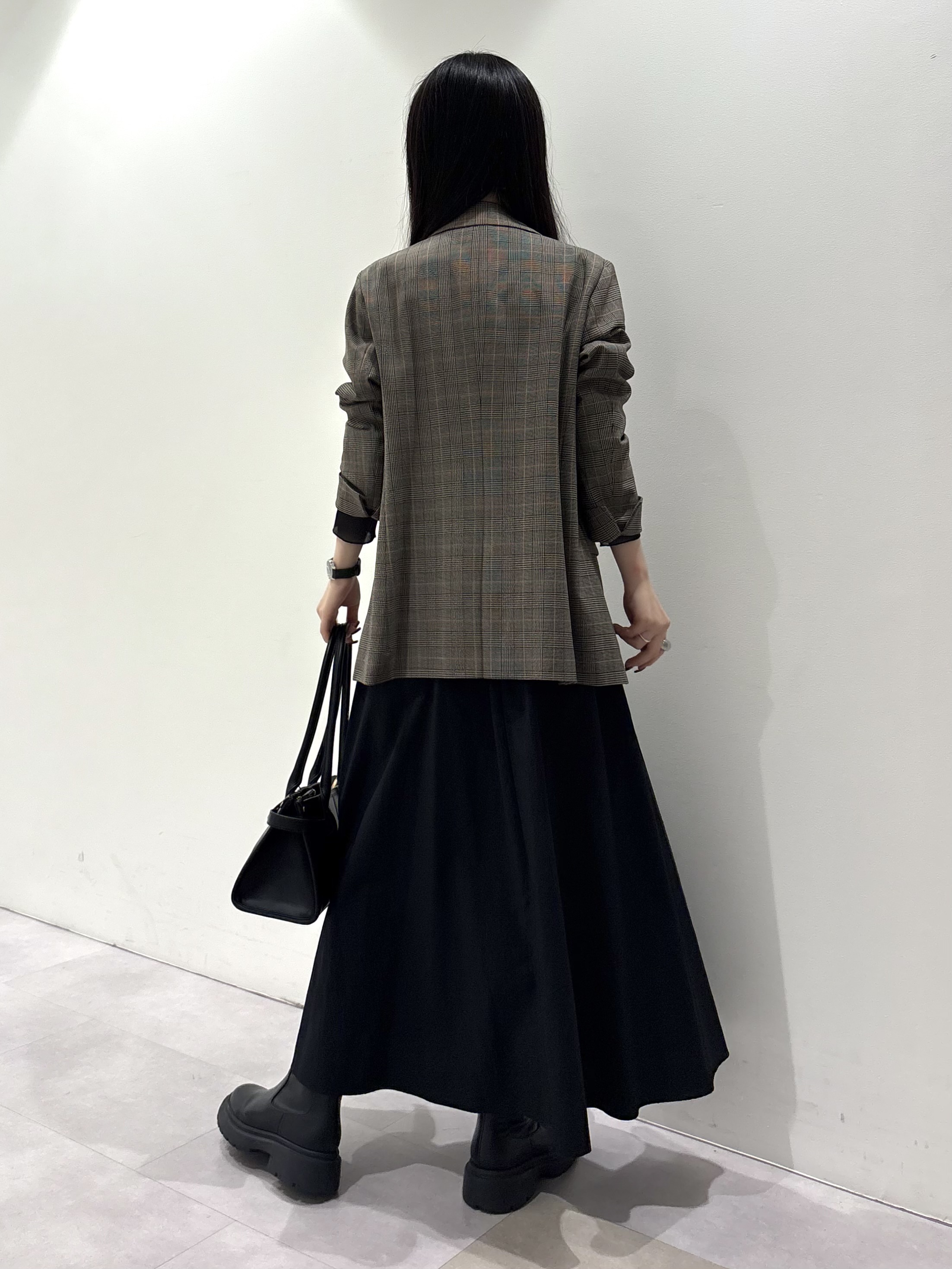 KEIKOさんの「INDIVI｜【洗濯機OK／ストレッチ◎】秋はじめのダブルジャケット」を使ったコーディネート
