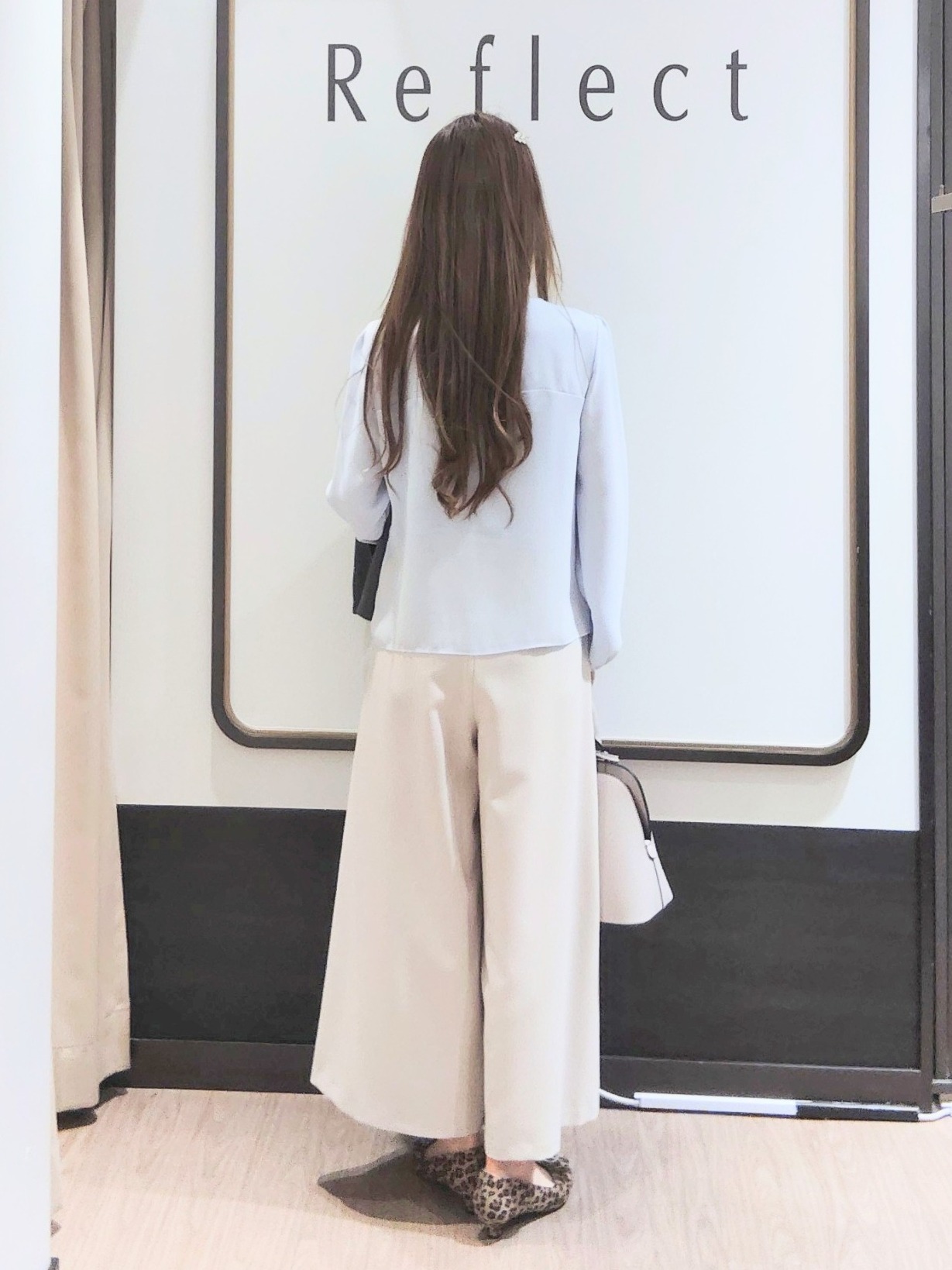 Chiiさんの「Reflect｜【SS-4Lサイズ／通勤／セレモニー】クルーネック シフォンブラウス」を使ったコーディネート