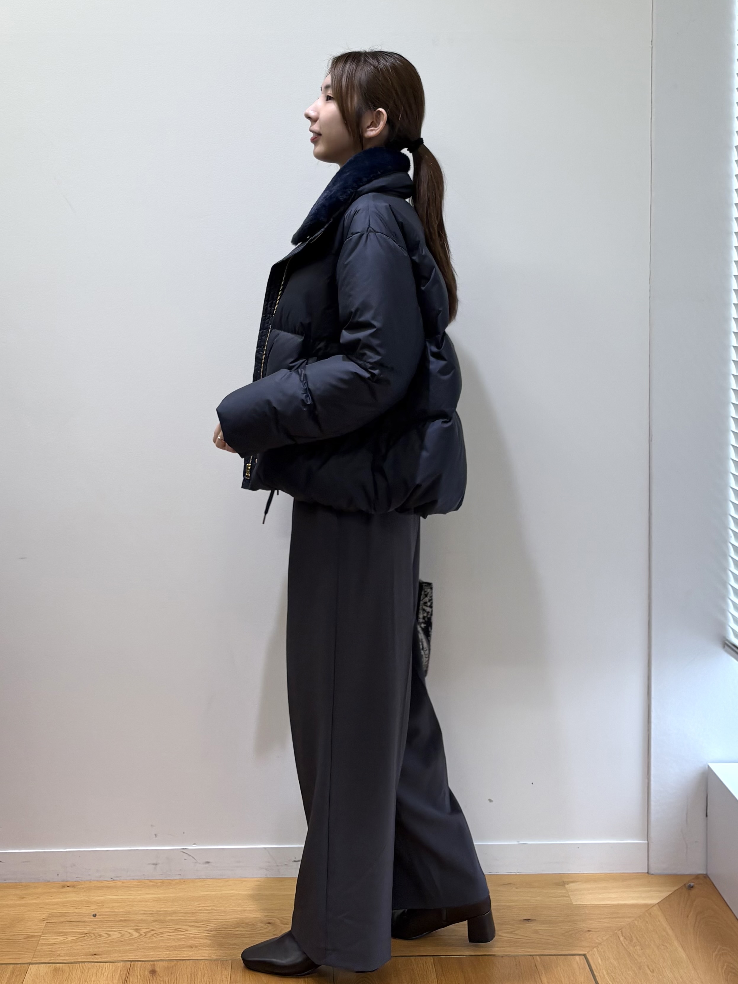 めぐさんの「OPAQUE.CLIP｜美形シルエット イージーワイドパンツ【洗濯機OK】」を使ったコーディネート