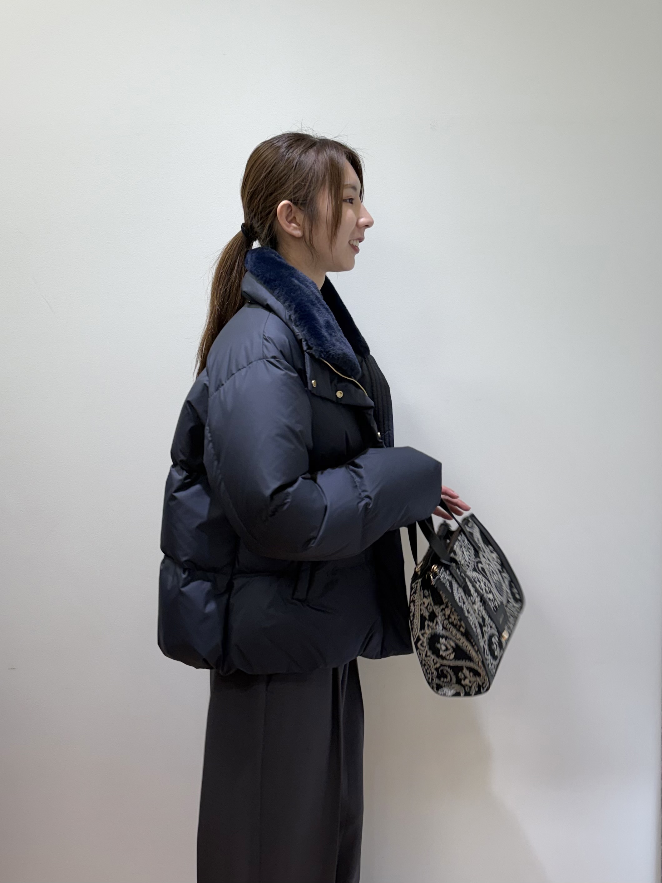 めぐさんの「OPAQUE.CLIP｜美形シルエット イージーワイドパンツ【洗濯機OK】」を使ったコーディネート