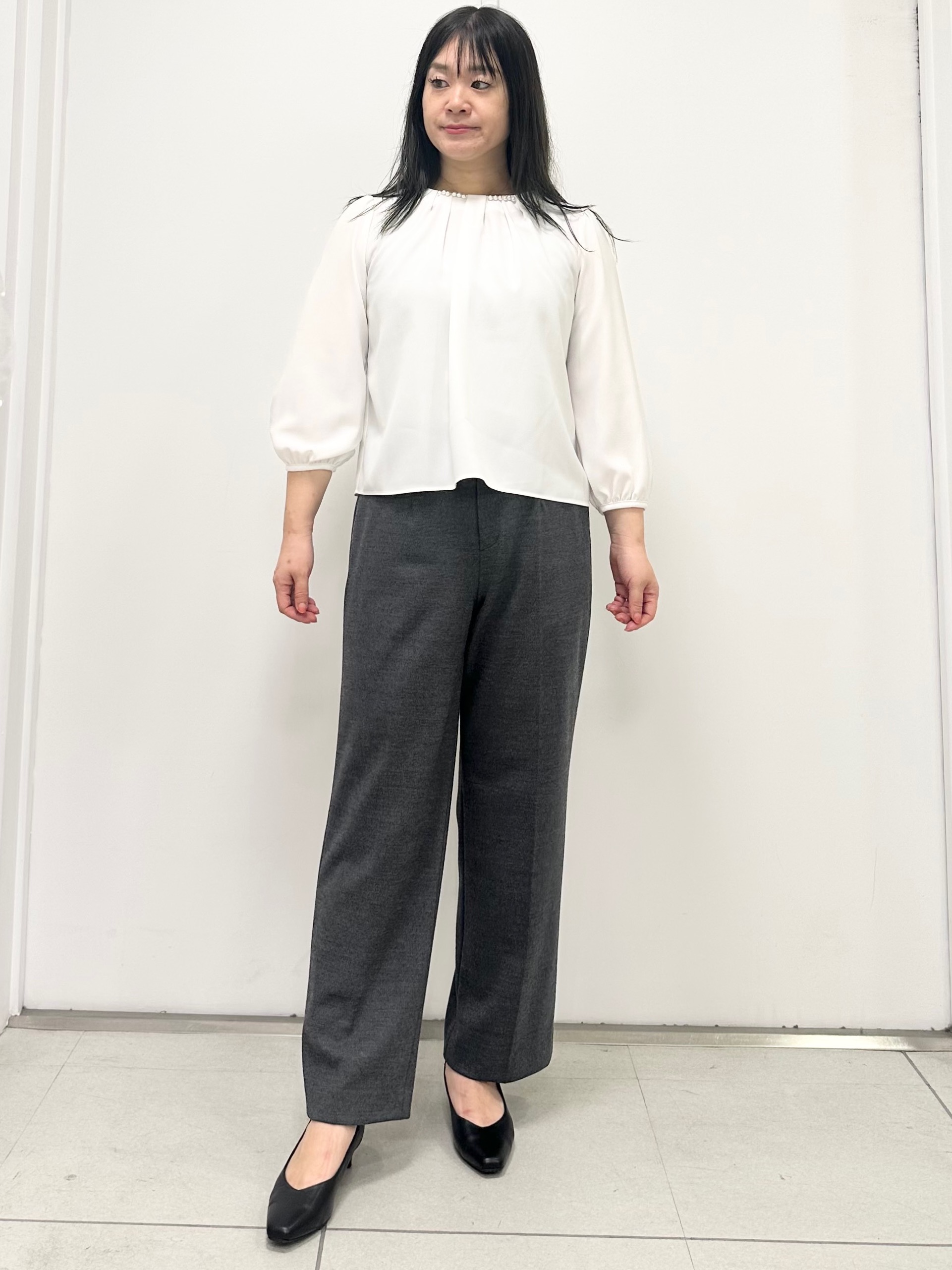 miさんの「Reflect｜【SS-4Lサイズ／セットアップ可】匠ジャケット／ロングテーラード」を使ったコーディネート